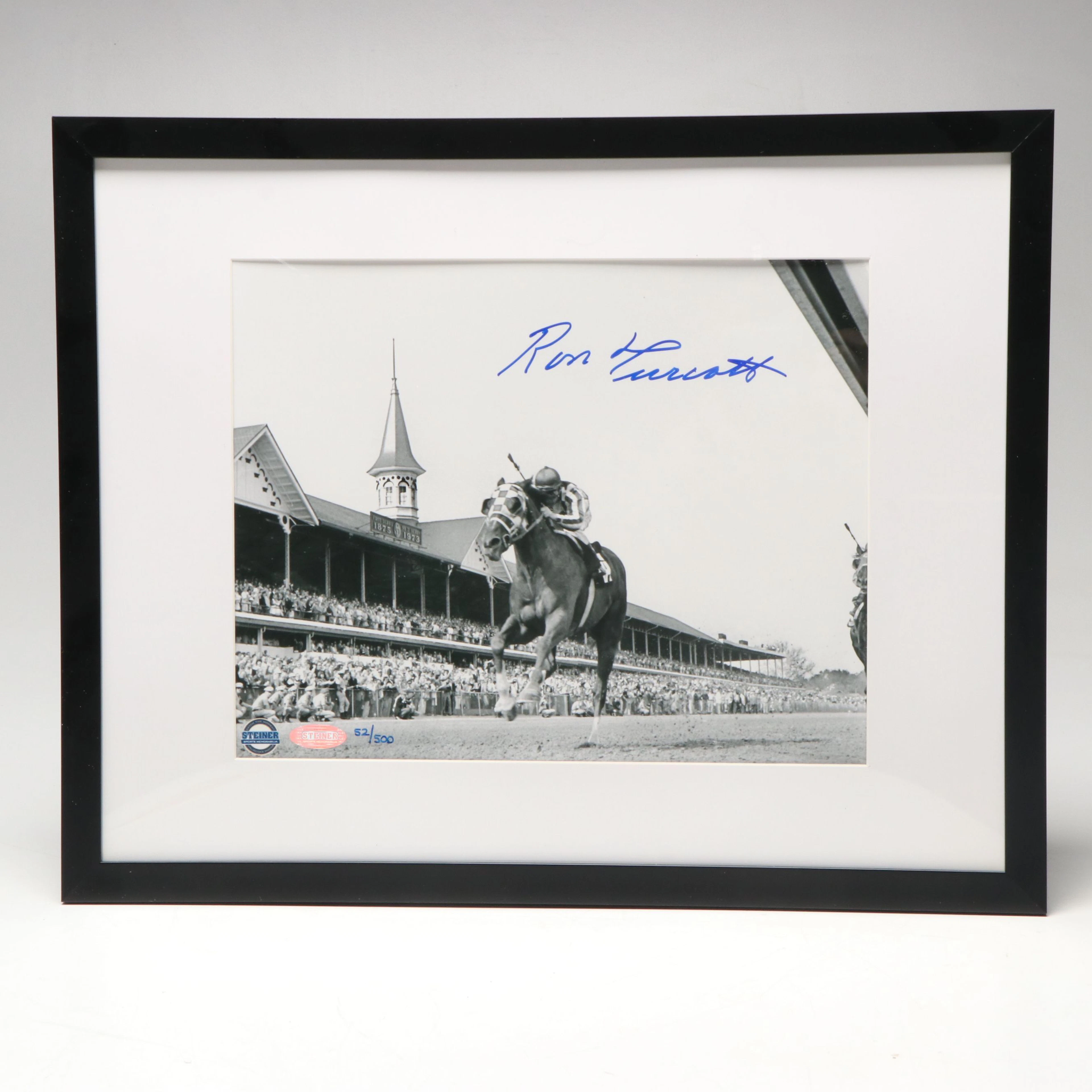 Ron Turcotte Signed Limited Edition Print Featuring Secretariat, Steiner