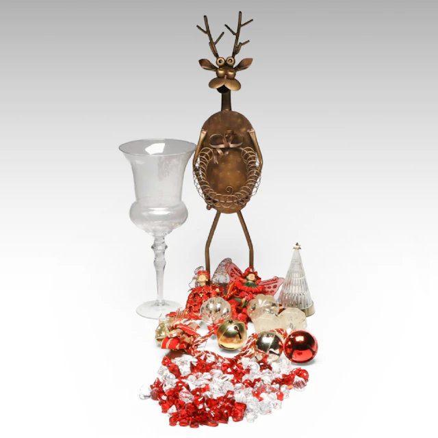Christmas Whimsical Fairies and Reindeer with Ornaments and More