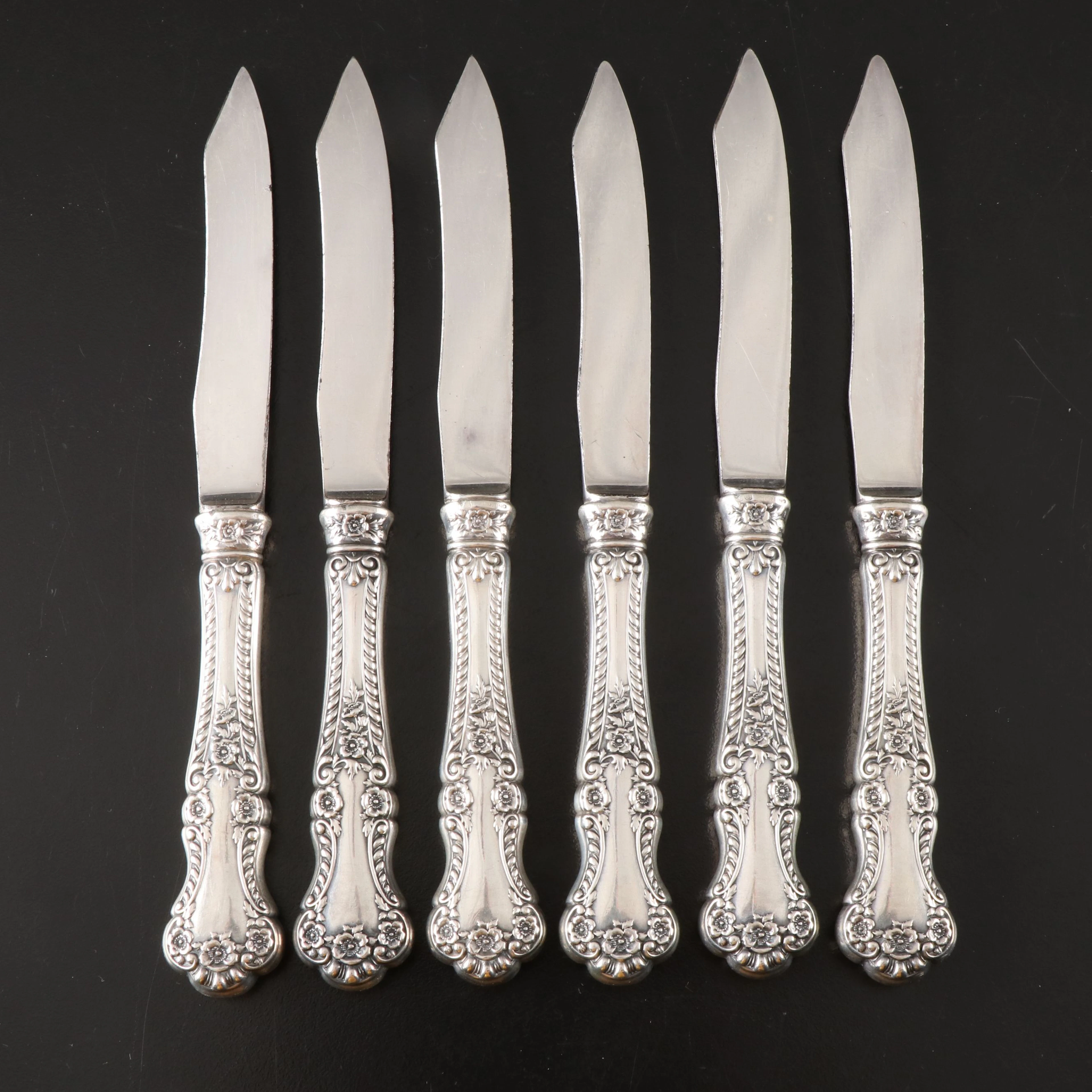 Gorham "Buttercup" Sterling Silver Handled Butter Knives