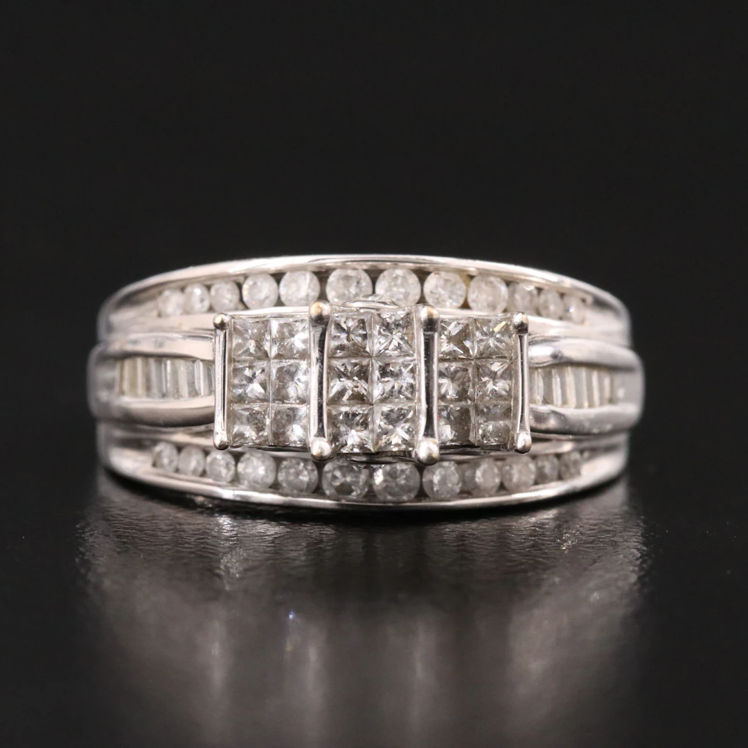 10K 1.08 CTW Diamond Ring