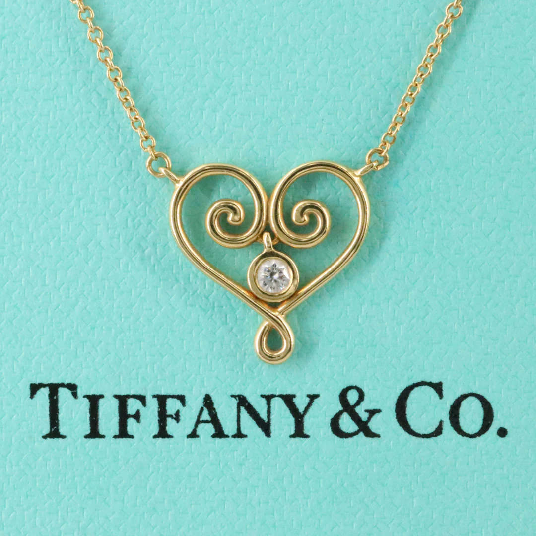 Paloma Picasso for Tiffany & Co. Venezia Goldini 18K Heart Necklace