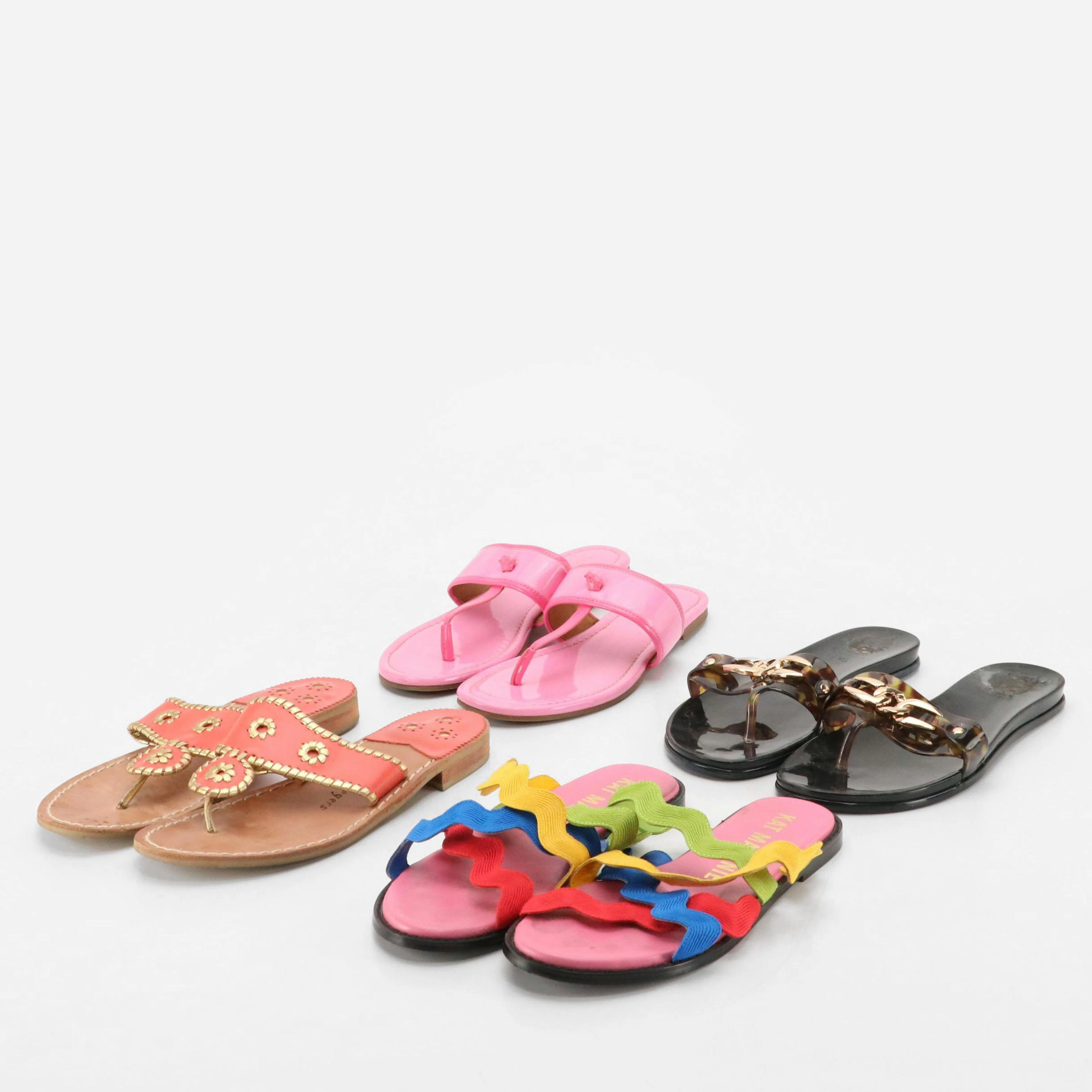 Jack Rodgers Leather, J. McLaughlin Leslie, Vince Camuto & Kat Maconie Sandals