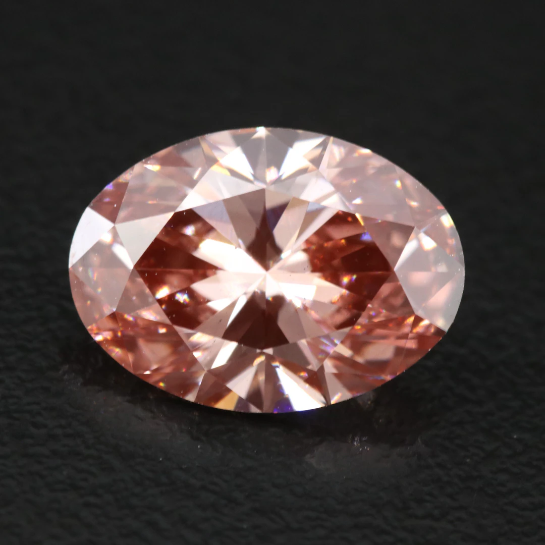 Loose 3.02 CT Fancy Pink Lab Grown Diamond
