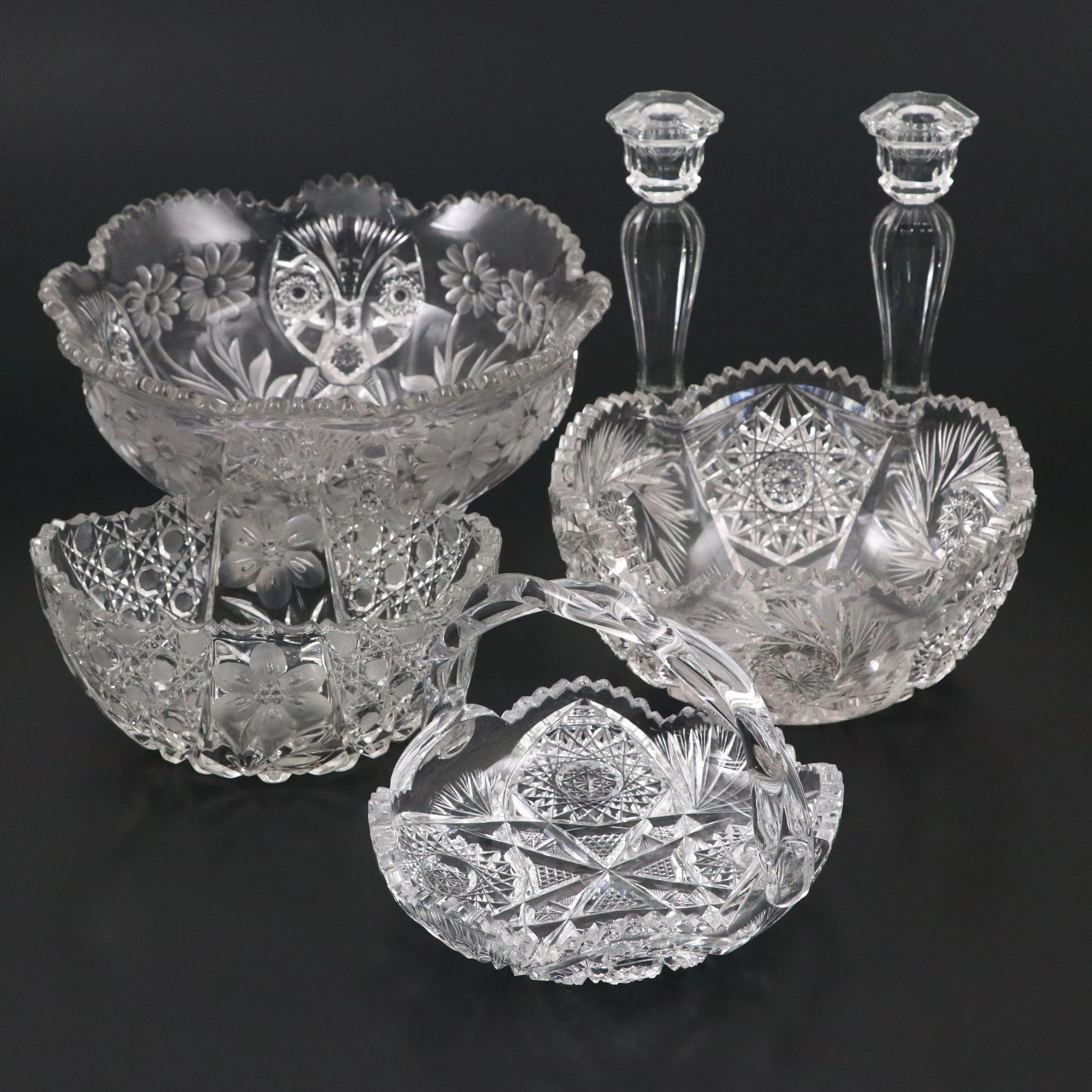 Oscar de la Renta "Chippendale" Candlesticks, Imperial "Mayflower"