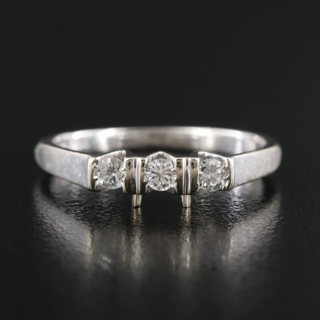 14K 0.16 CTW Diamond Ring