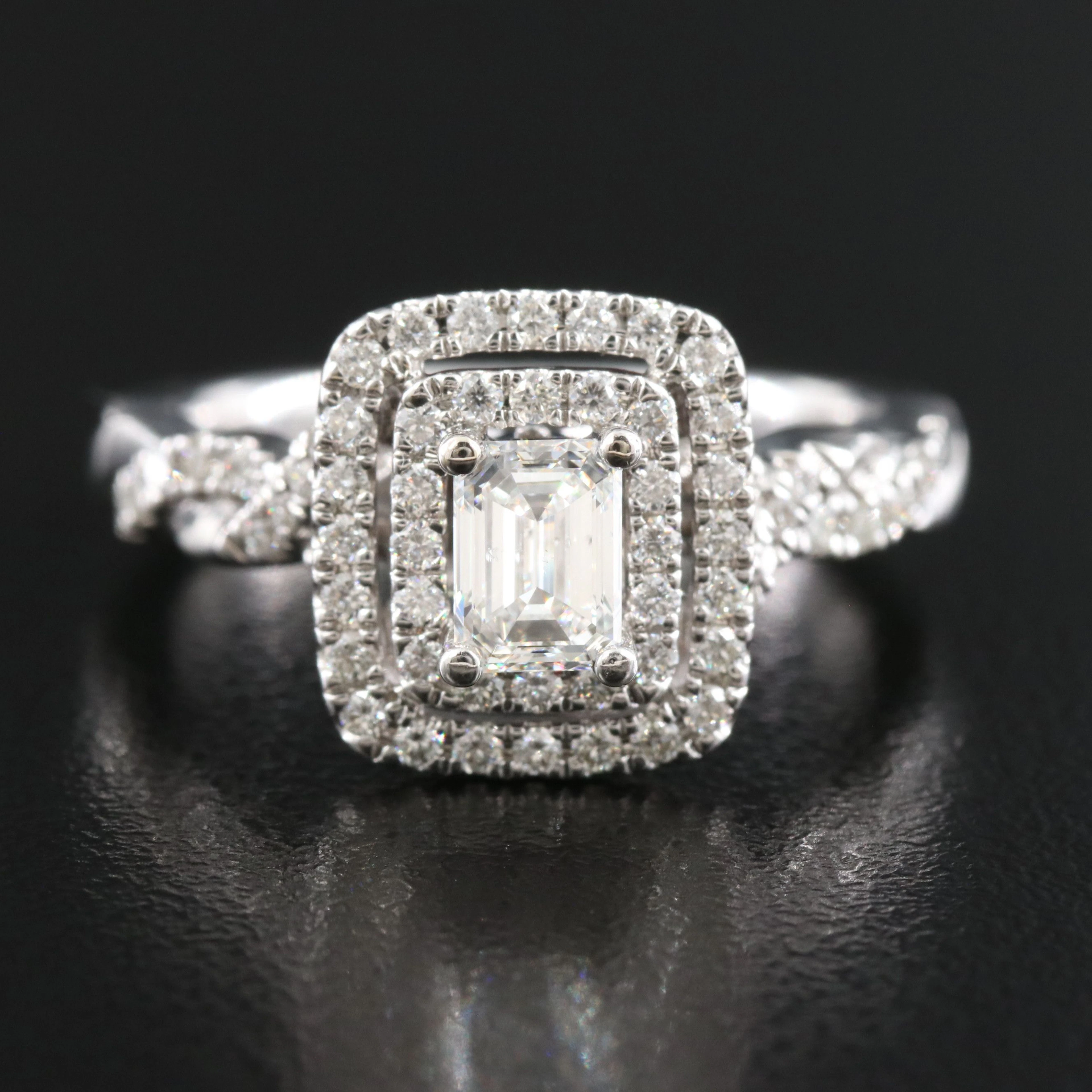 Vera Wang Love 14K 1.03 CTW Diamond and Sapphire Ring