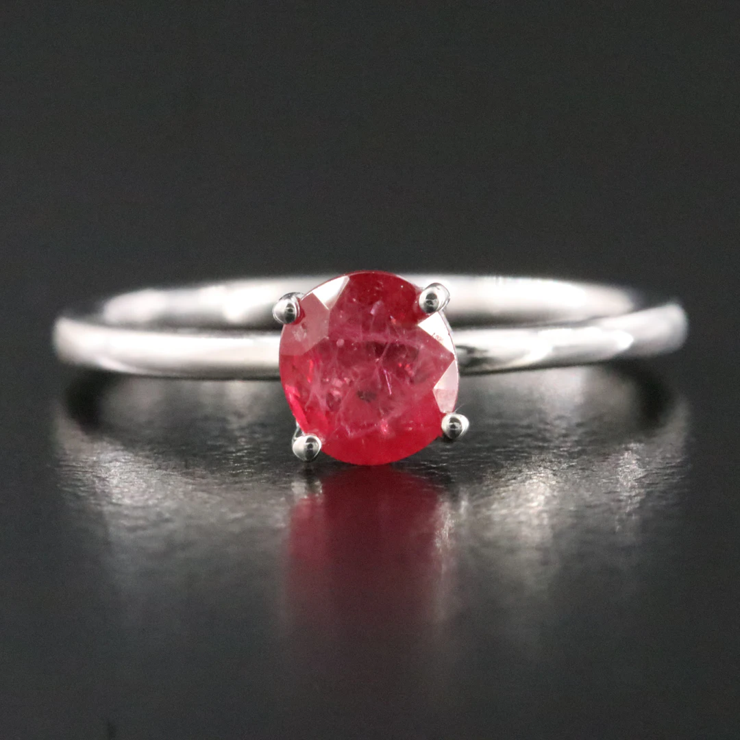 18K Ruby and Diamond Ring