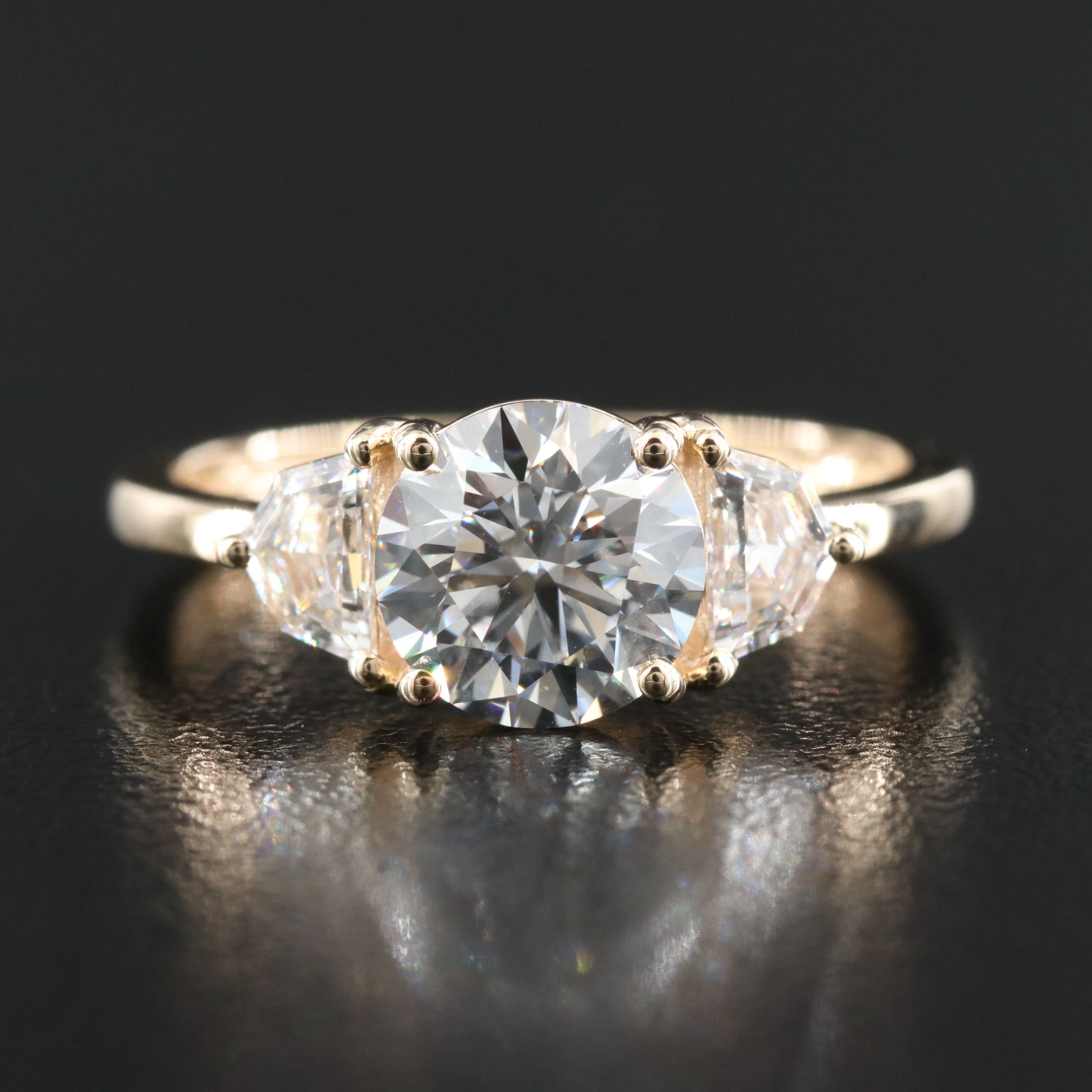 14K 1.85 CTW Lab Grown Diamond Ring with IGI Report