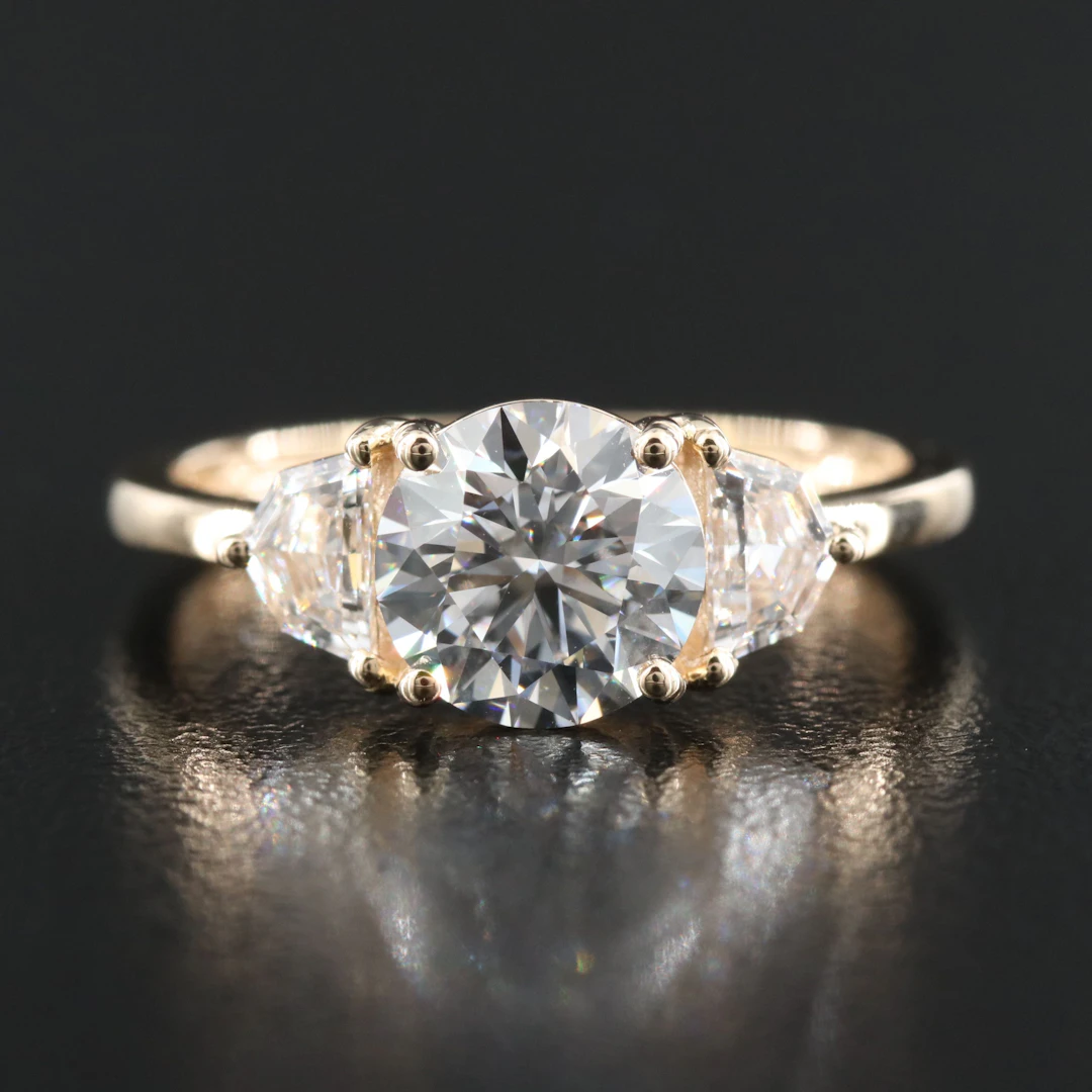 14K 1.85 CTW Lab Grown Diamond Ring with IGI Report