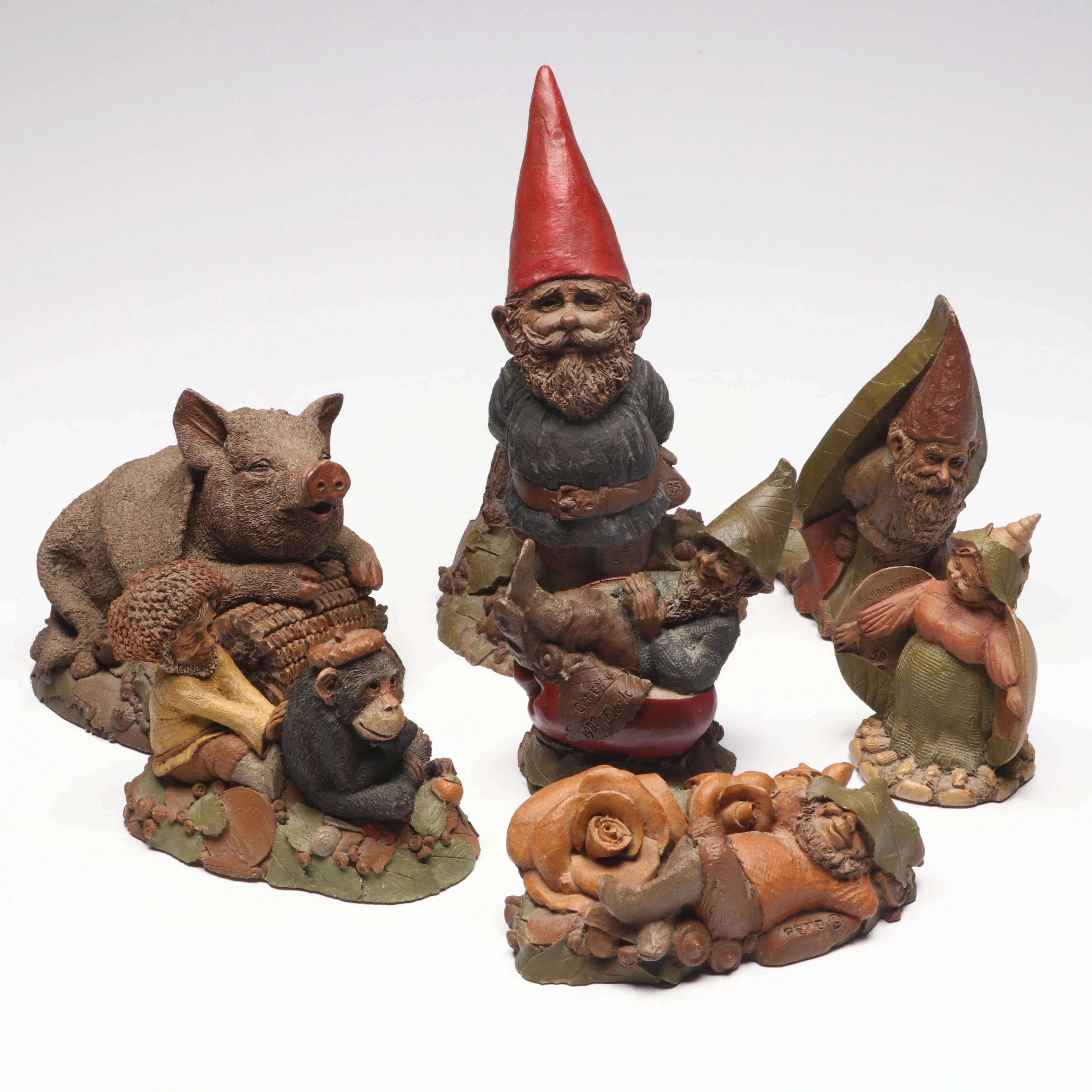 Tom Clark and Tim Wolfe for Cairn Studios Gnome and Animal Figurines