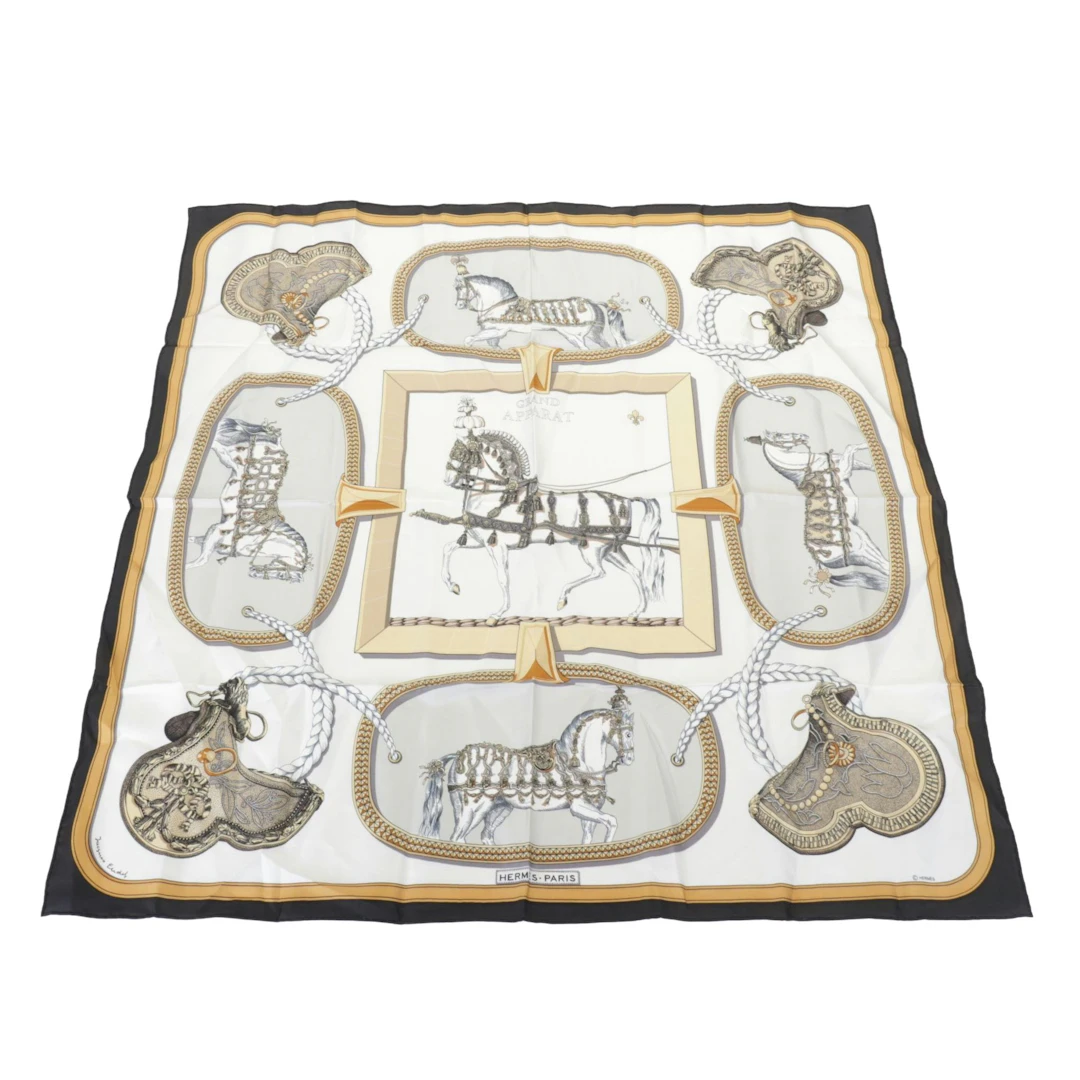Hermès "Grand Apparat" Silk Scarf