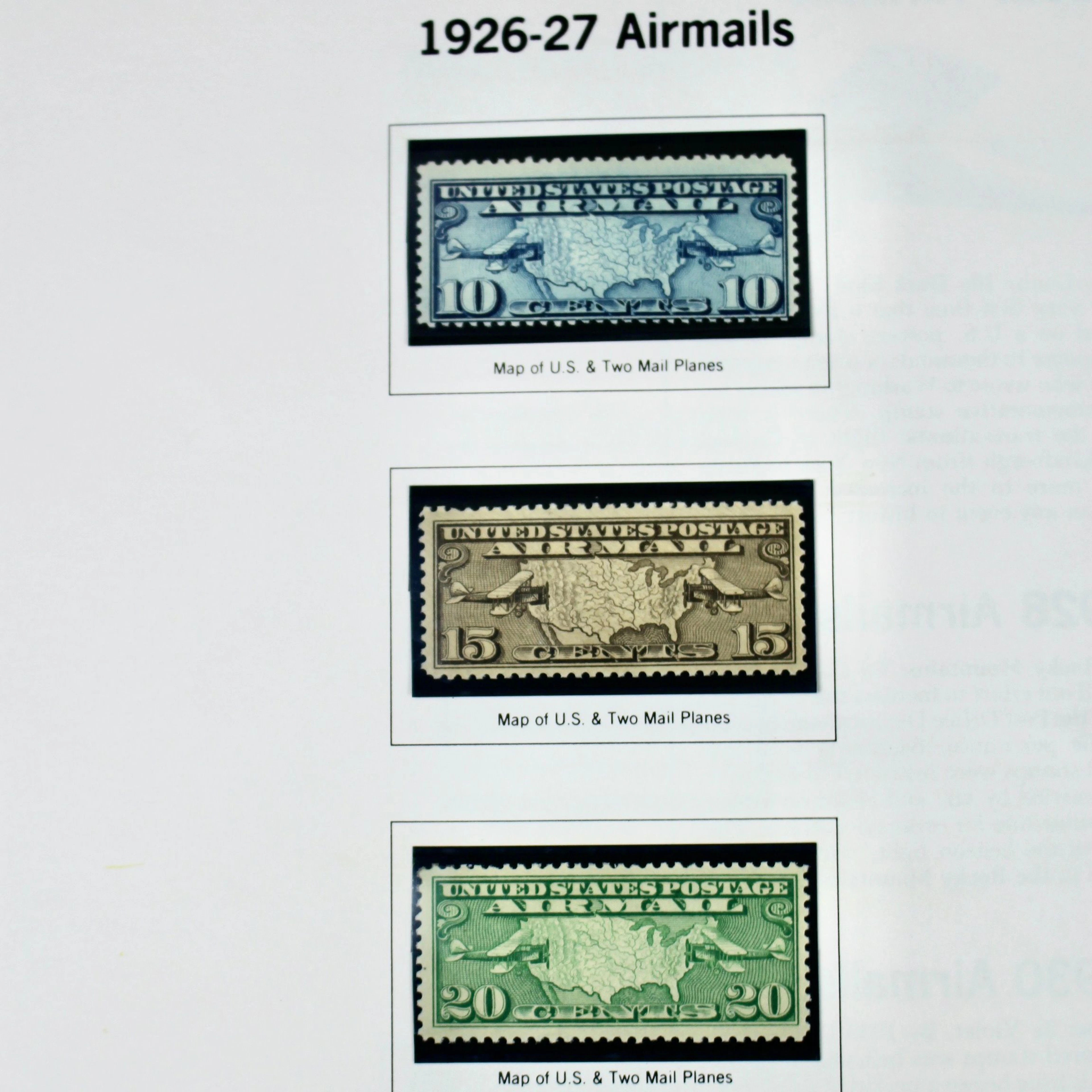 Comprehensive U.S. Airmail Stamp Collection, 1918 to 1989