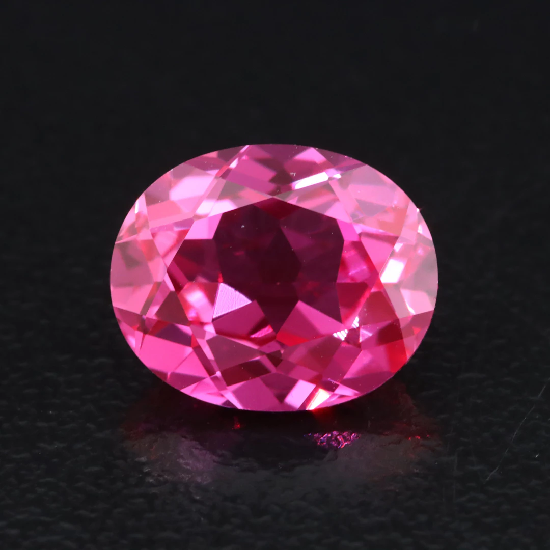 Loose 4.88 CT Lab Grown Pink Sapphire