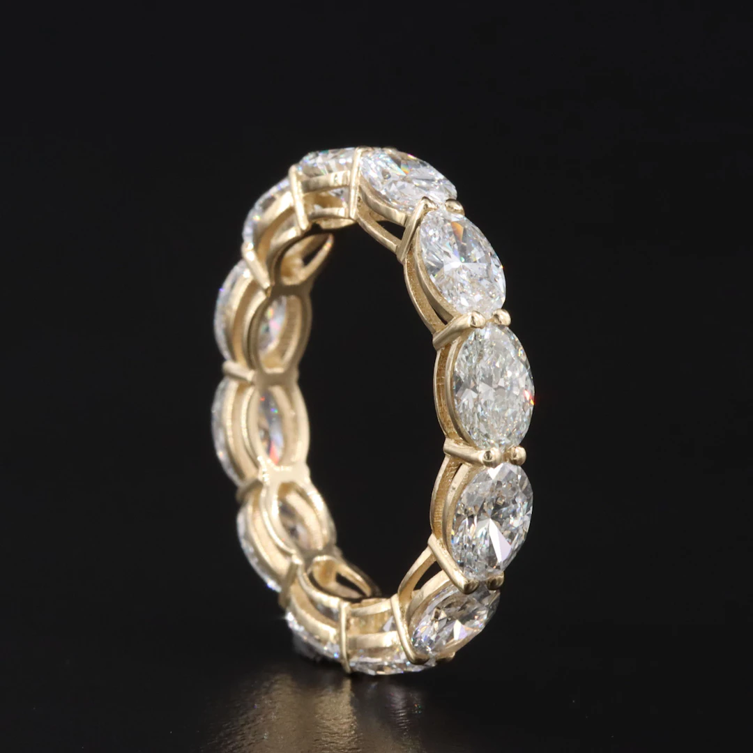 14K 4.64 CTW Lab Grown Diamond Eternity Band