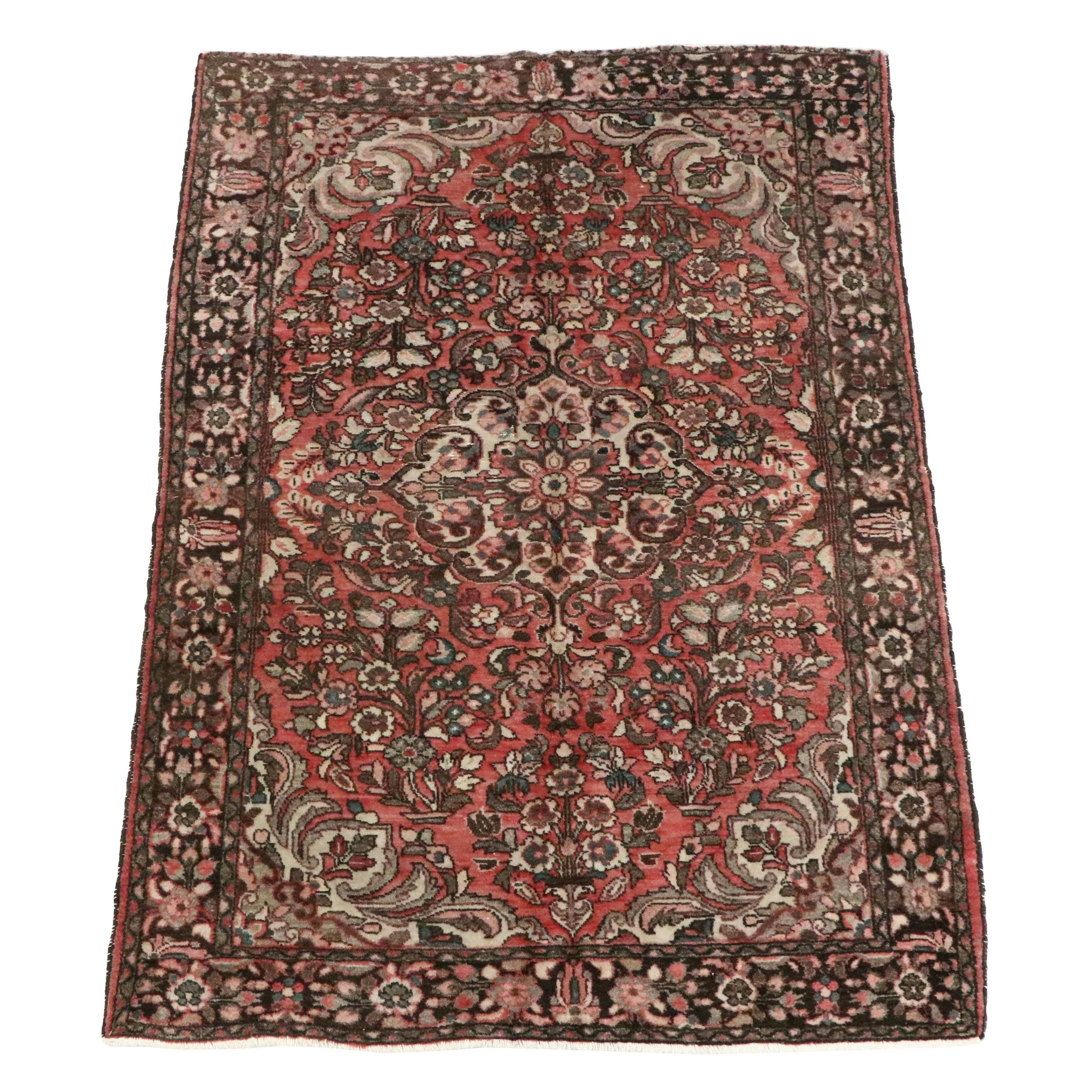 5'3 x 7'6 Hand-Knotted Persian Hamadan Area Rug