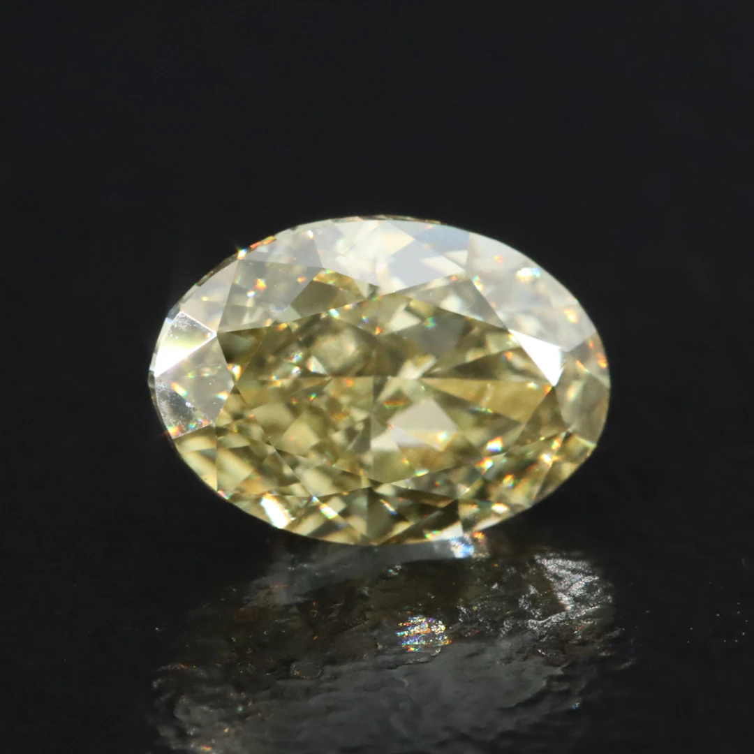 Loose 1.07 CT Lab Grown Fancy Yellow Diamond