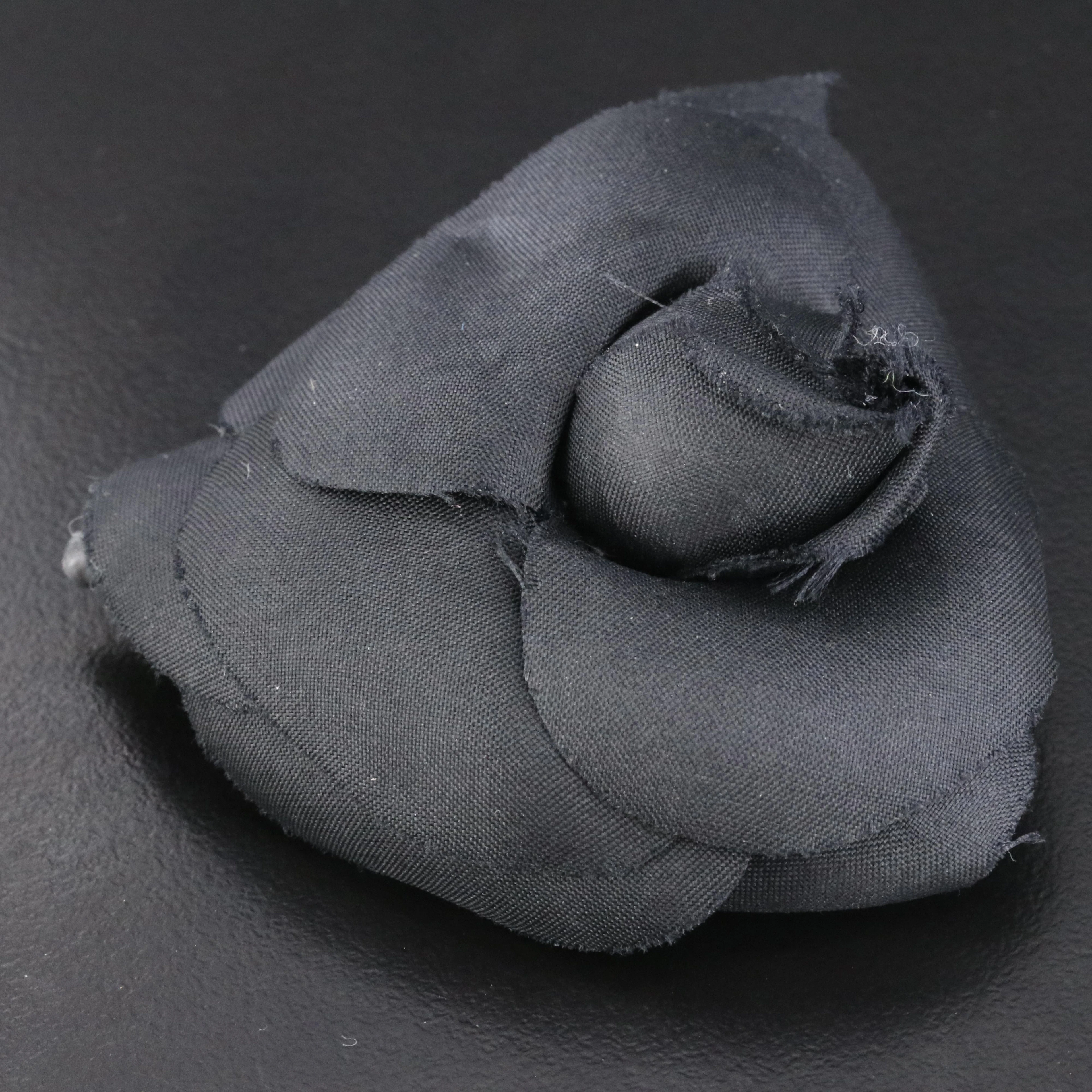 Chanel Black Flower Brooch