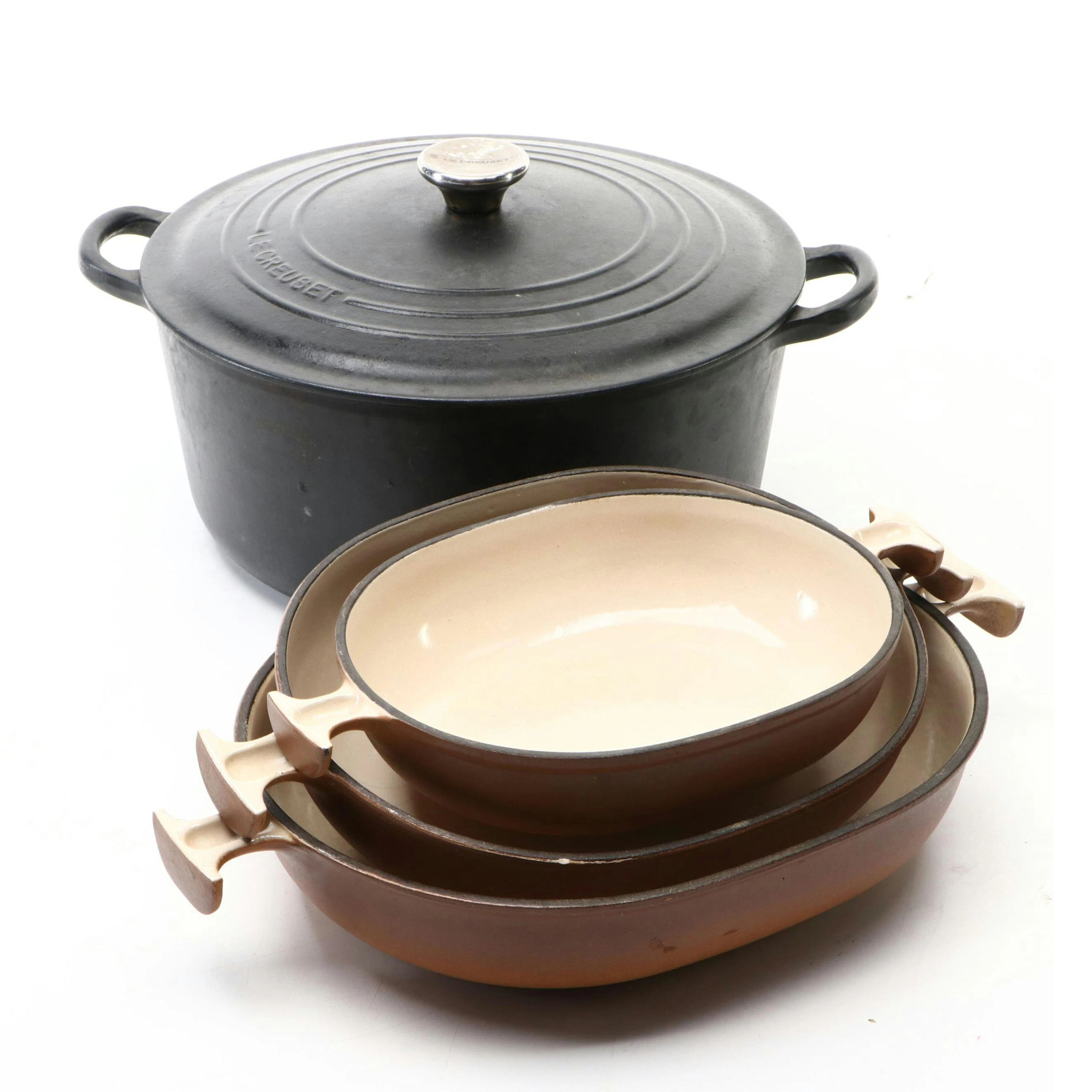 Le Creuset Enzo Mari "La Mama" Casserole Dishes with Cast Iron Dutch Oven