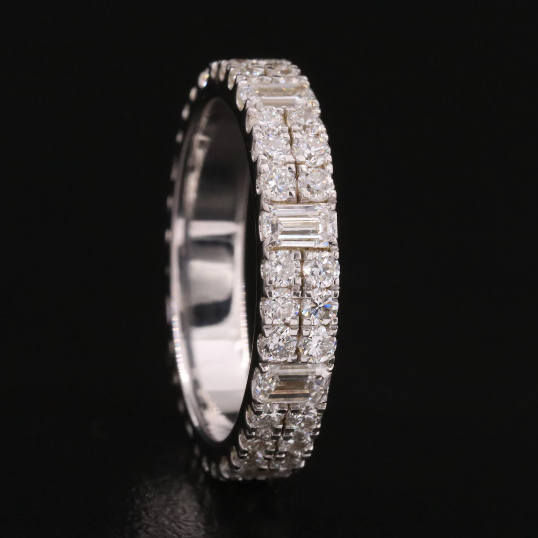14K 2.28 CTW Lab Grown Diamond Eternity Band