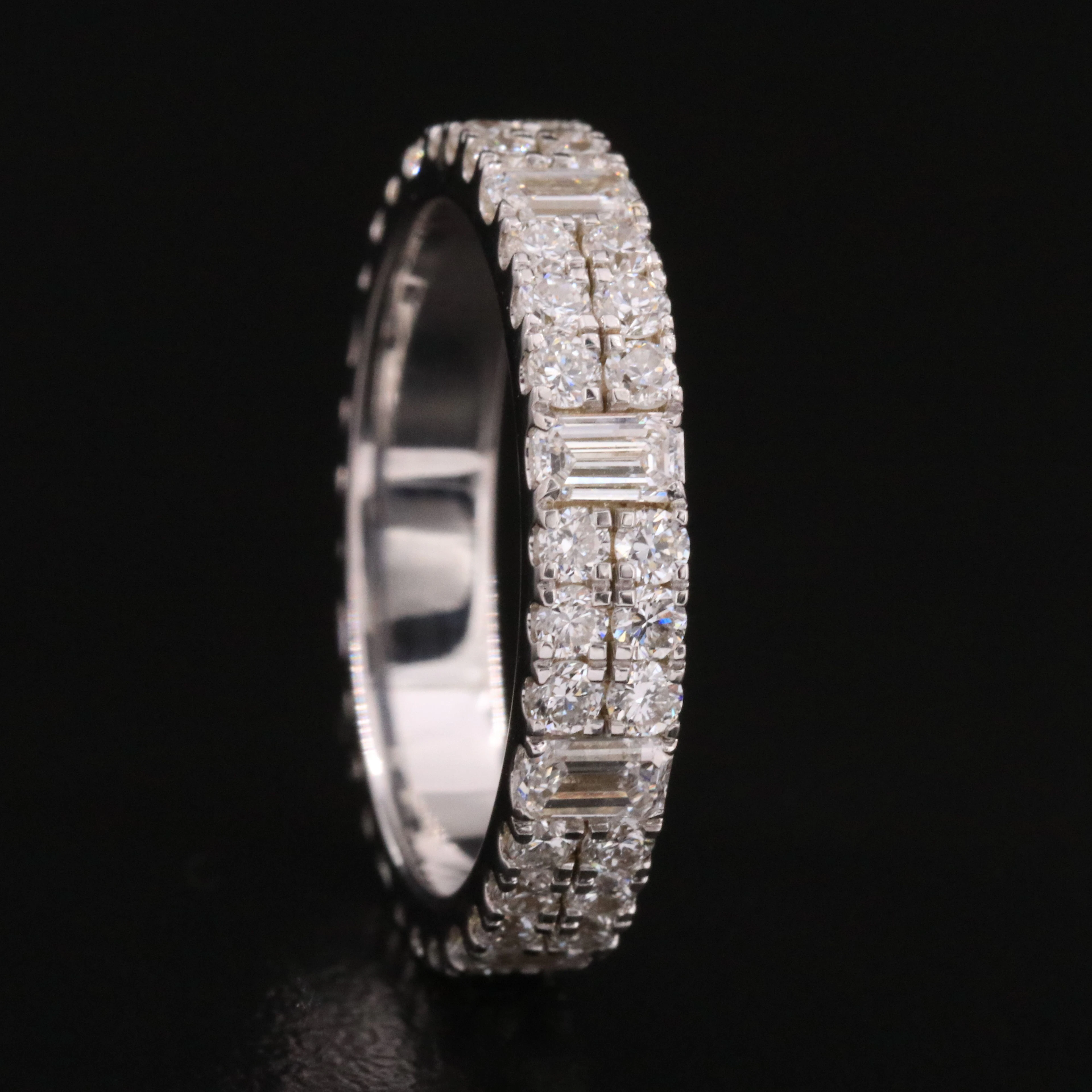14K 2.28 CTW Lab Grown Diamond Eternity Band