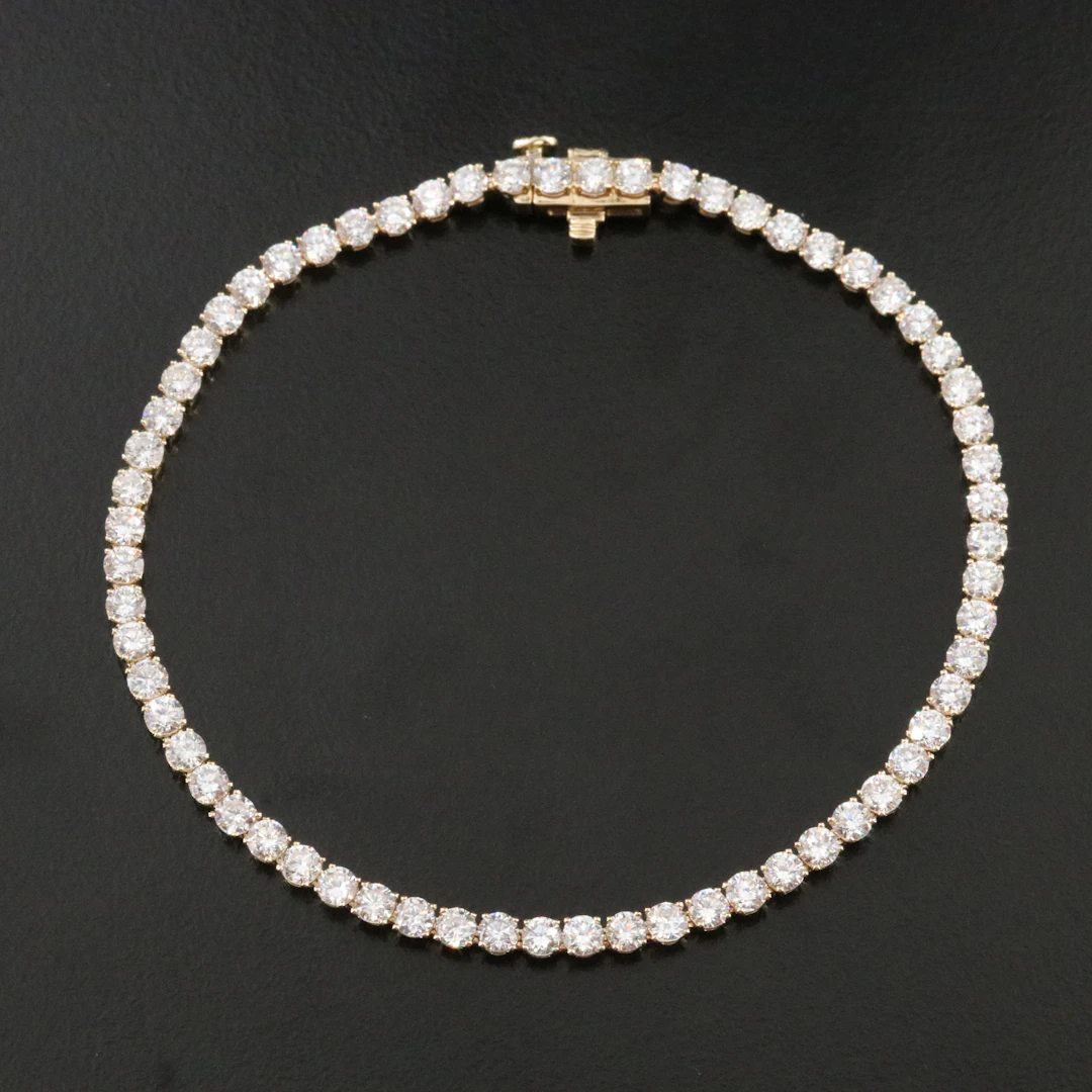 14K 5.24 CTW Lab Grown Diamond Line Bracelet
