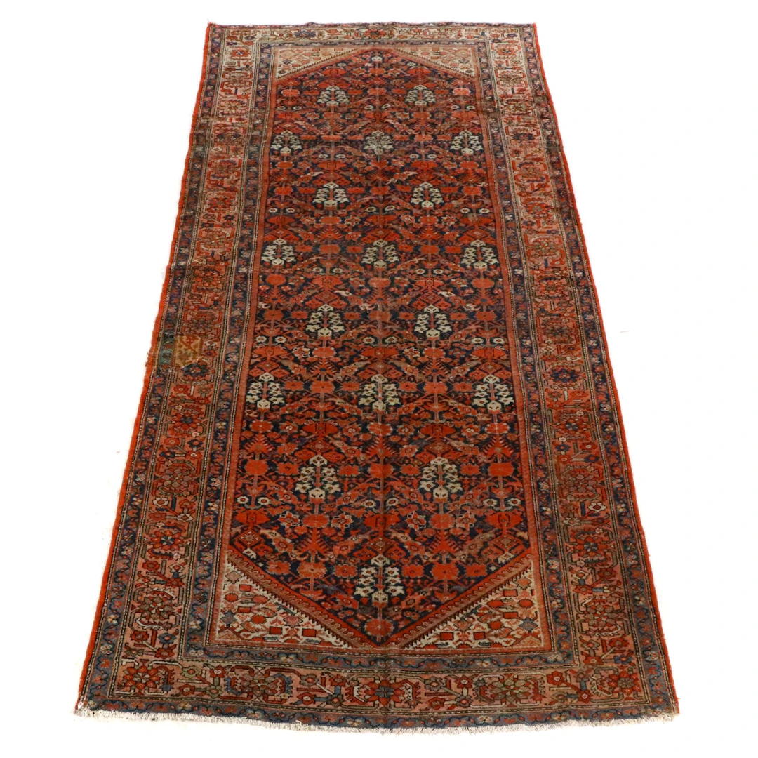 6'8 x 14'5 Hand-Knotted Persian Veramin Long Area Rug
