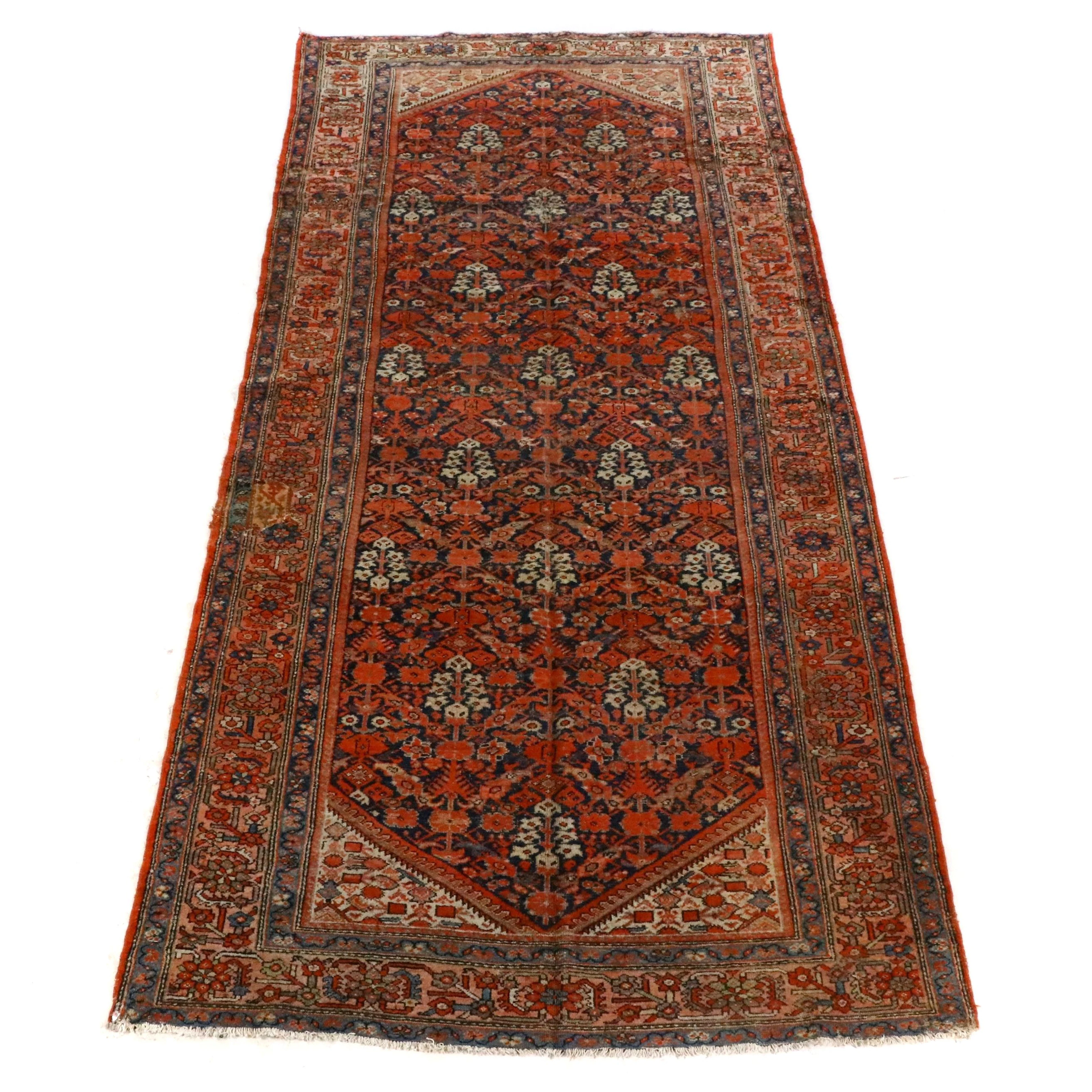 6'8 x 14'5 Hand-Knotted Persian Veramin Long Area Rug