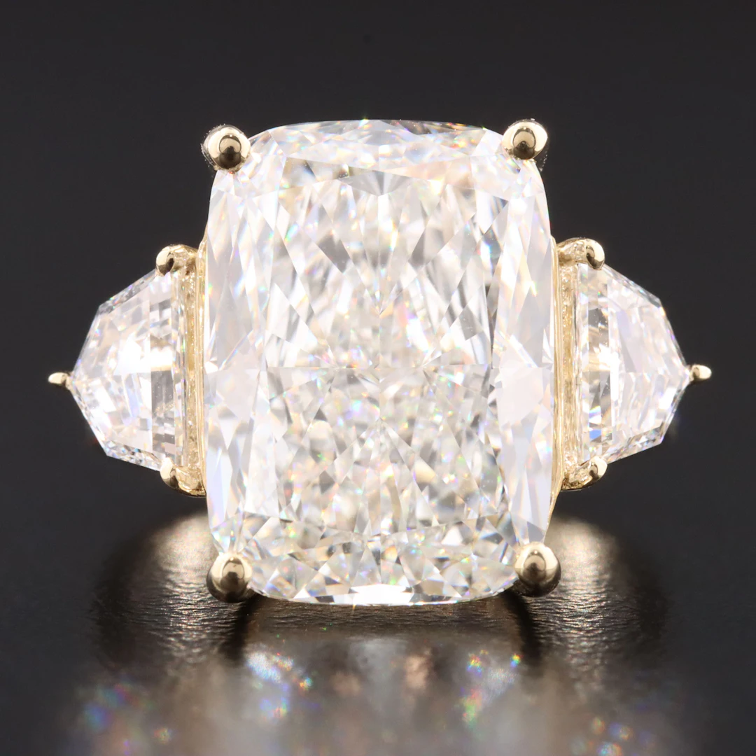 14K 11.18 CTW Lab Grown Diamond Ring with IGI Report