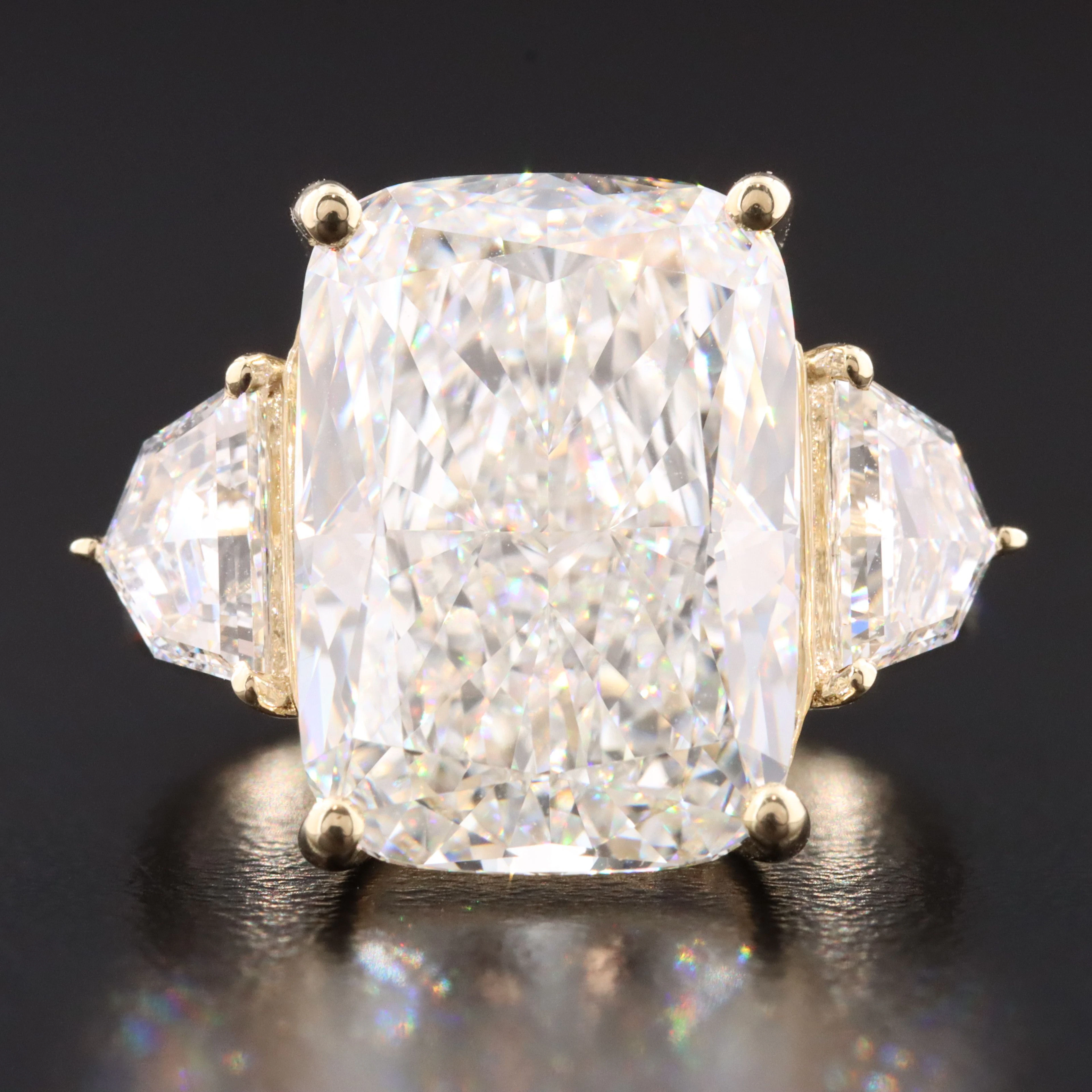 14K 11.18 CTW Lab Grown Diamond Ring with IGI Report