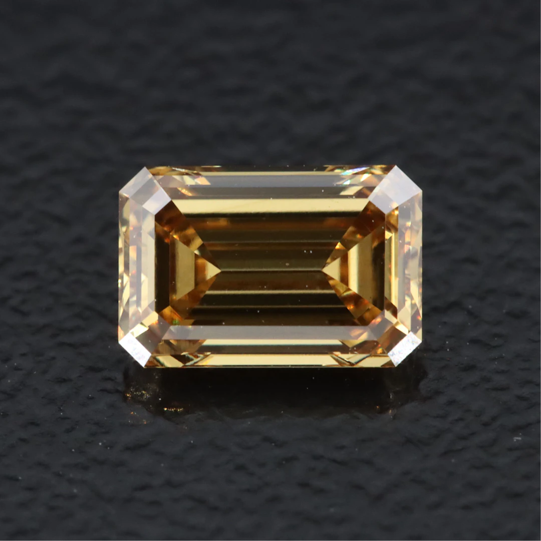 Loose 1.10 CT Lab Grown Fancy Brown Diamond