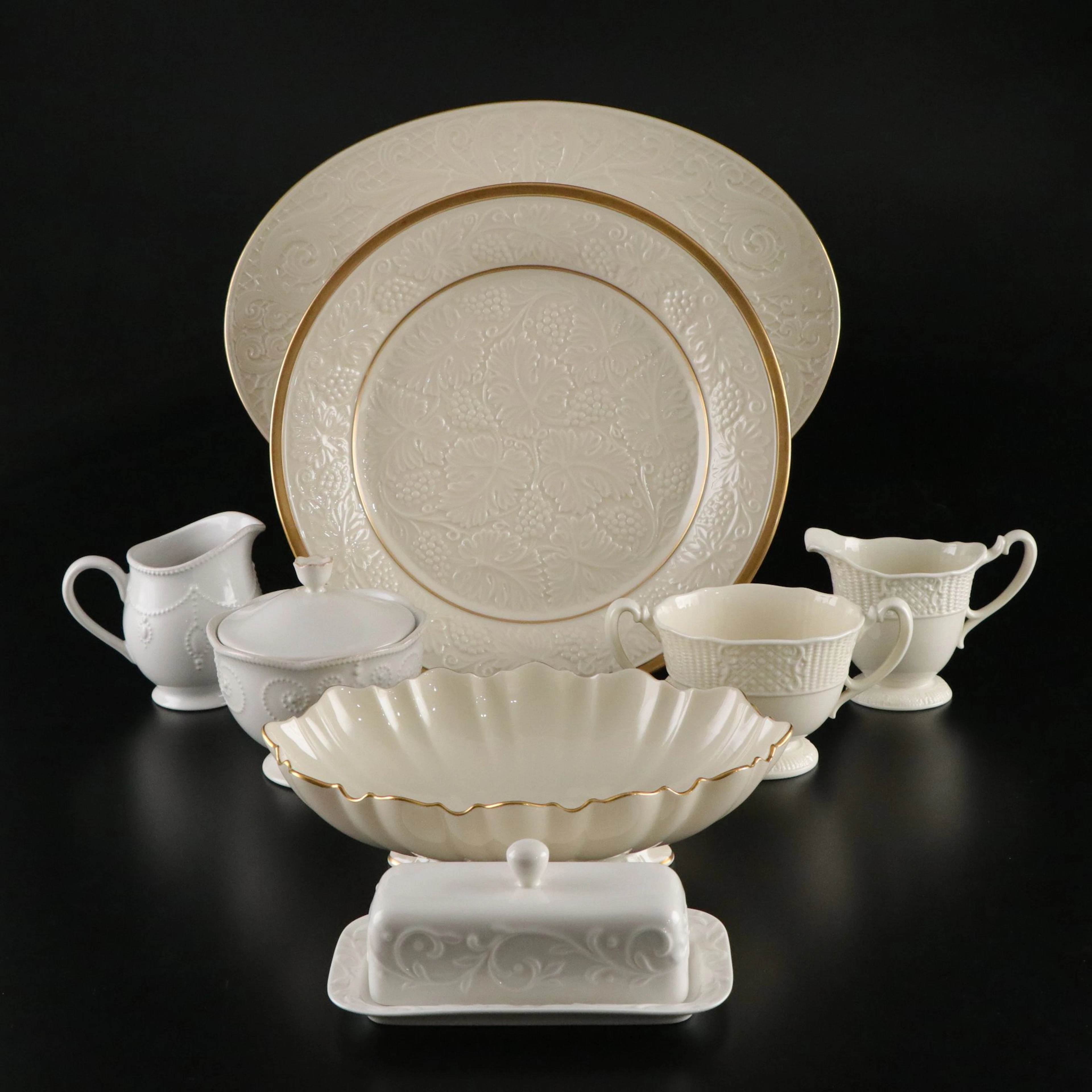 Lenox "Dolphin" and "Plantation" Platters with "Symphony" and More Porcelain