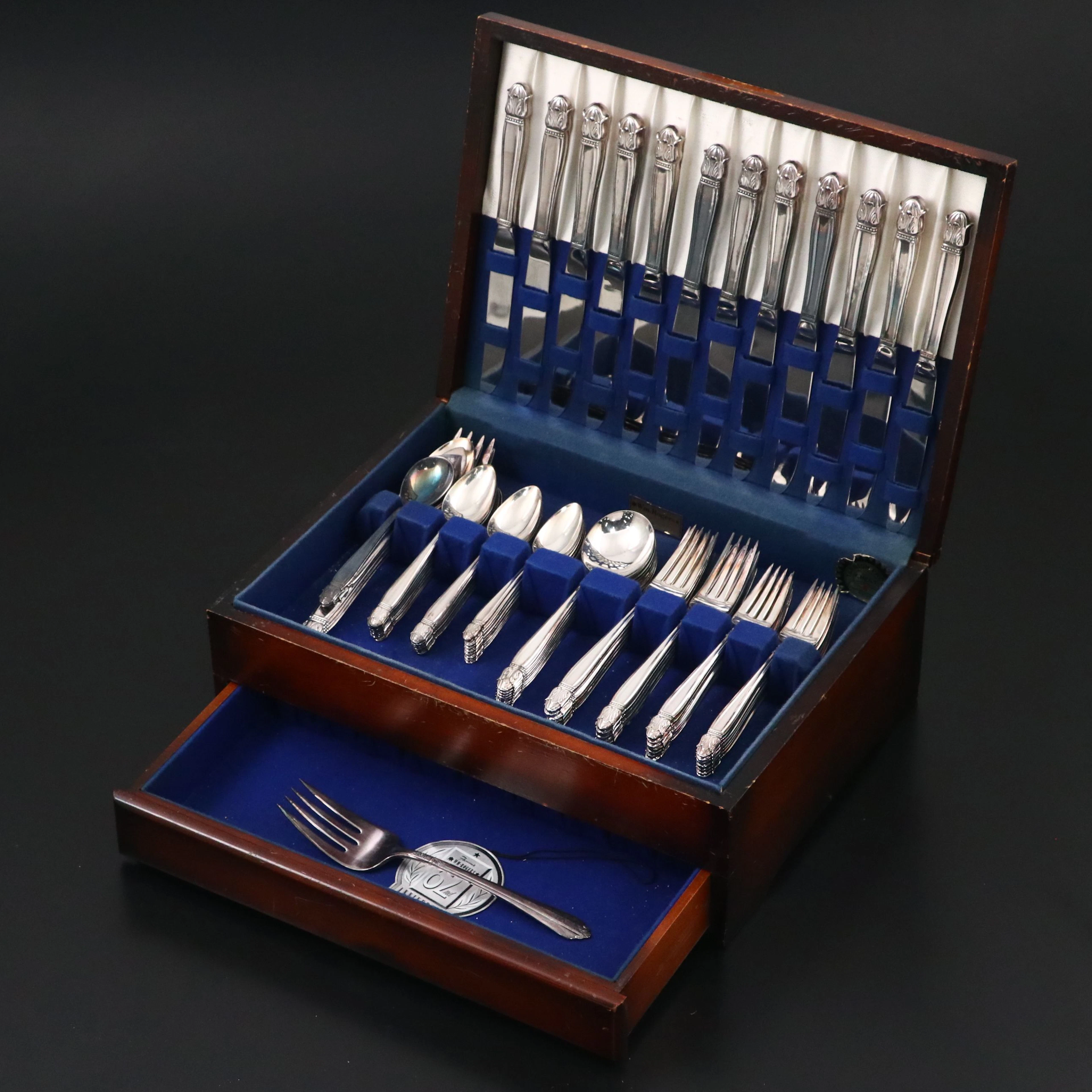 Holmes & Edwards "Danish Princess" Silver Plate Flatware and Serving Utensils