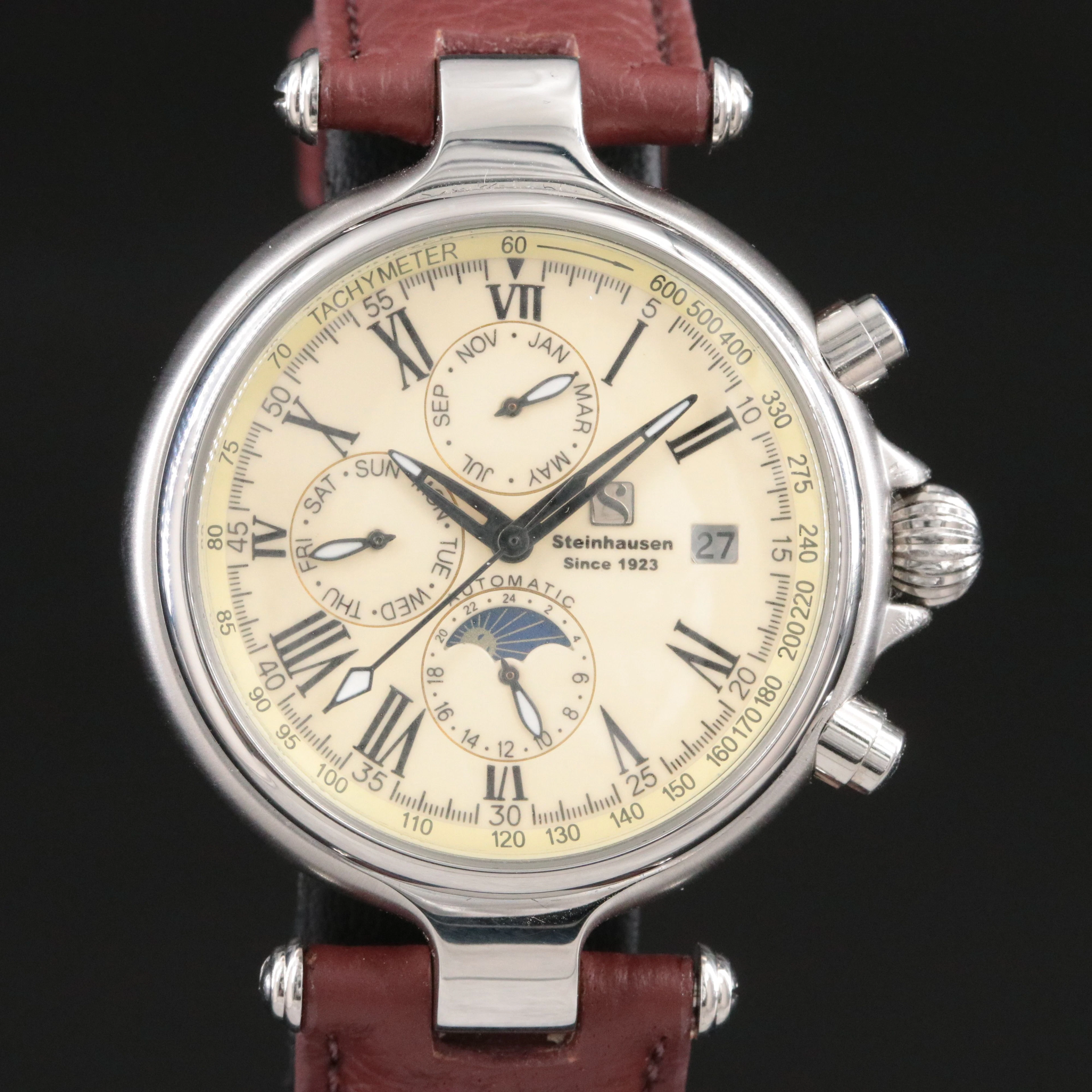 Steinhausen Automatic Stainless Steel Calendar Watch