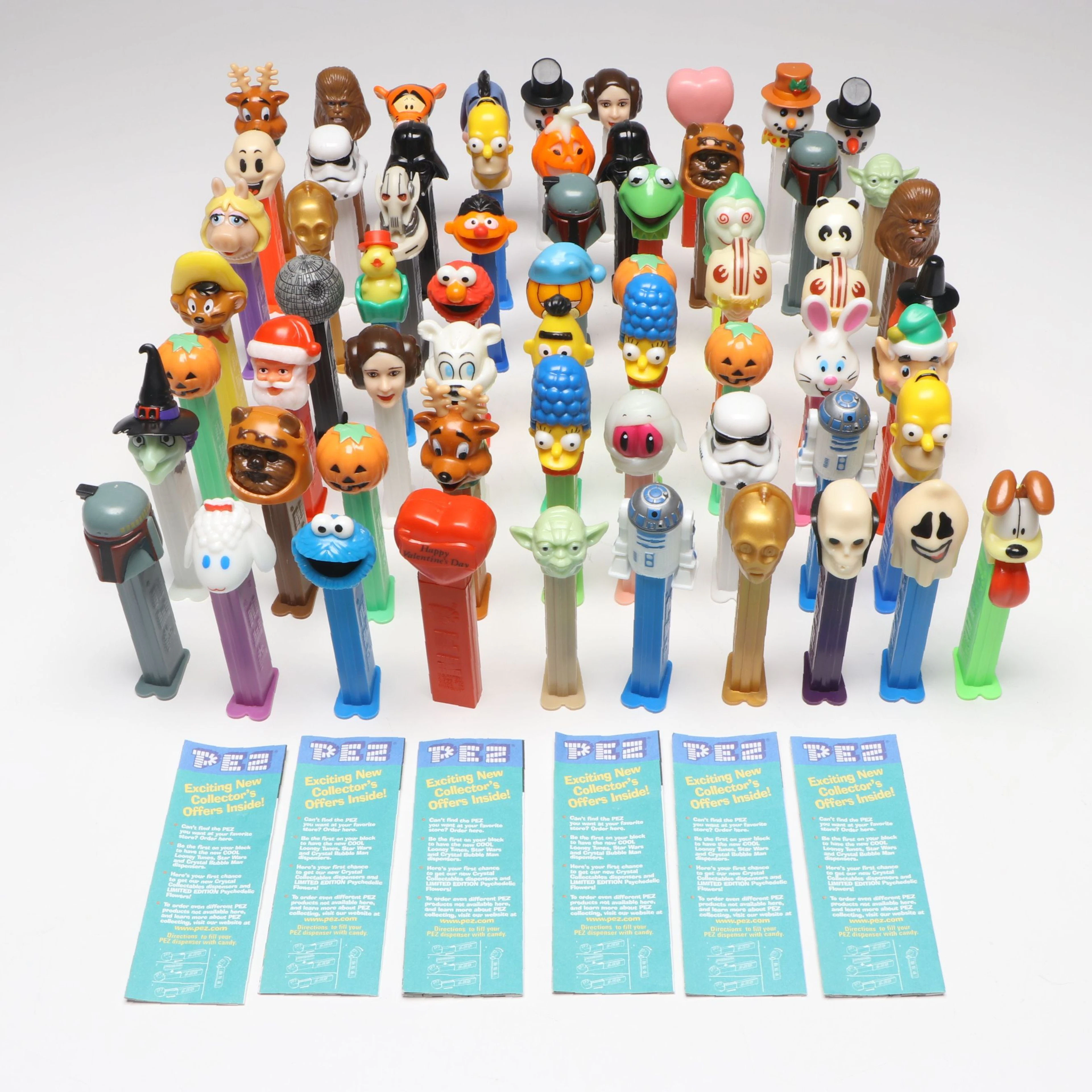 PEZ Dispensers Including "The Simpsons," "Star Wars" and More, Vintage