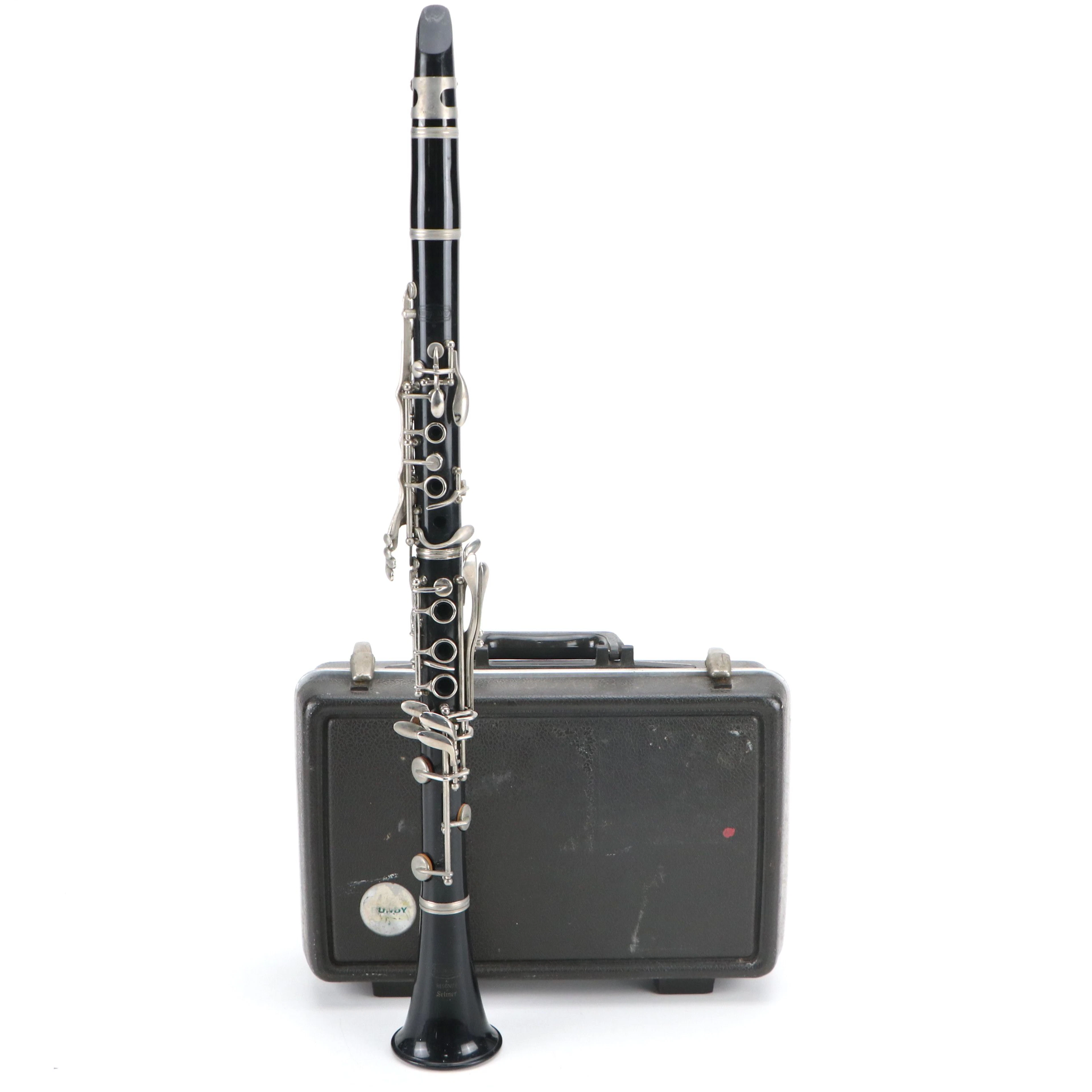 Vintage Selmer Bundy Resonite Clarinet with Plastic Travel Case