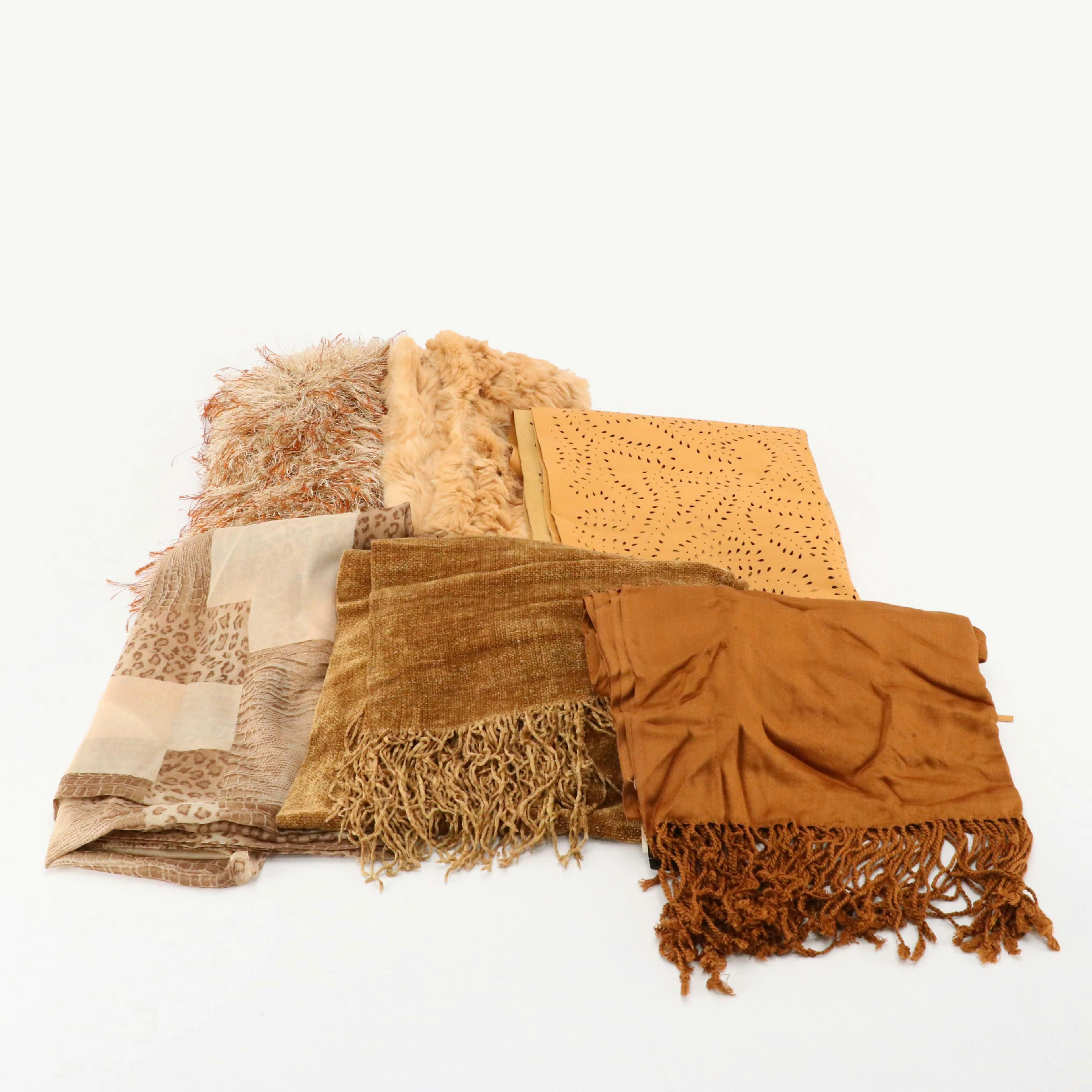 Jeffrey Aronoff Handwoven Chenille Scarf with Jones New York, Scaasi, and More