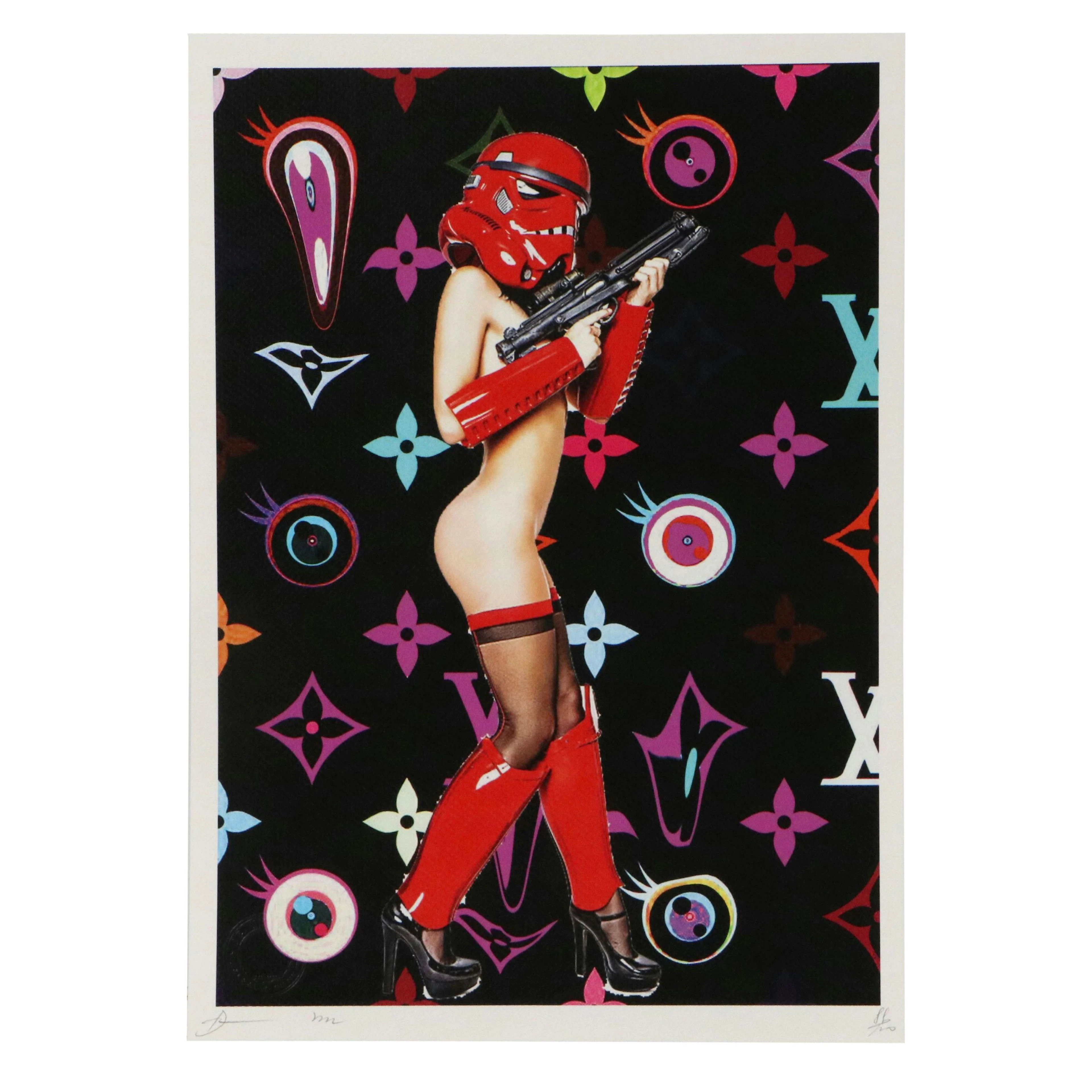 Death NYC Pop Art Graphic Print of Pinup Stormtrooper