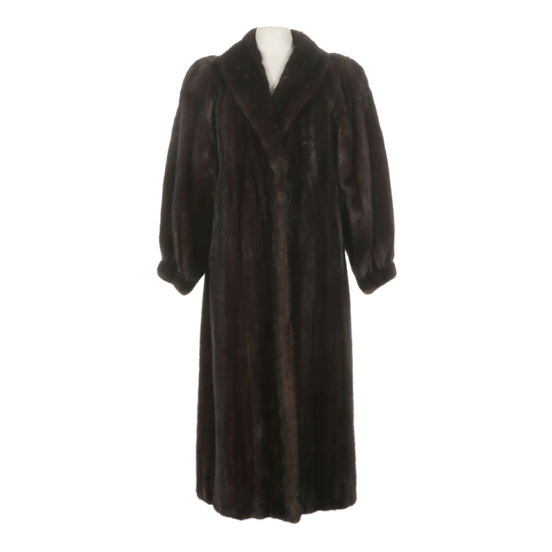 Mink Fur Ankle-Length Coat