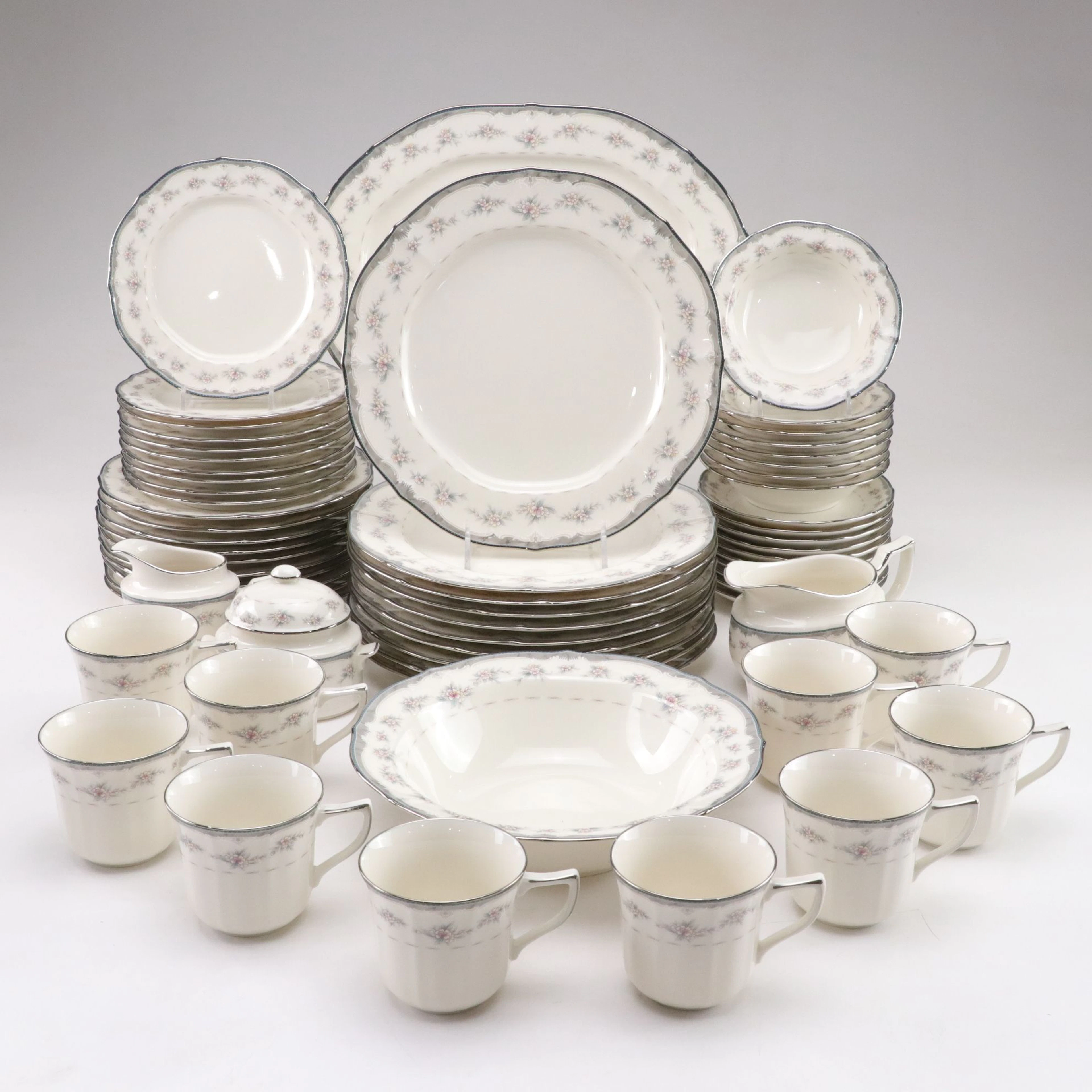 Noritake "Traviata" Porcelain Serving Platter, Dinner Plates, & More Dinnerware