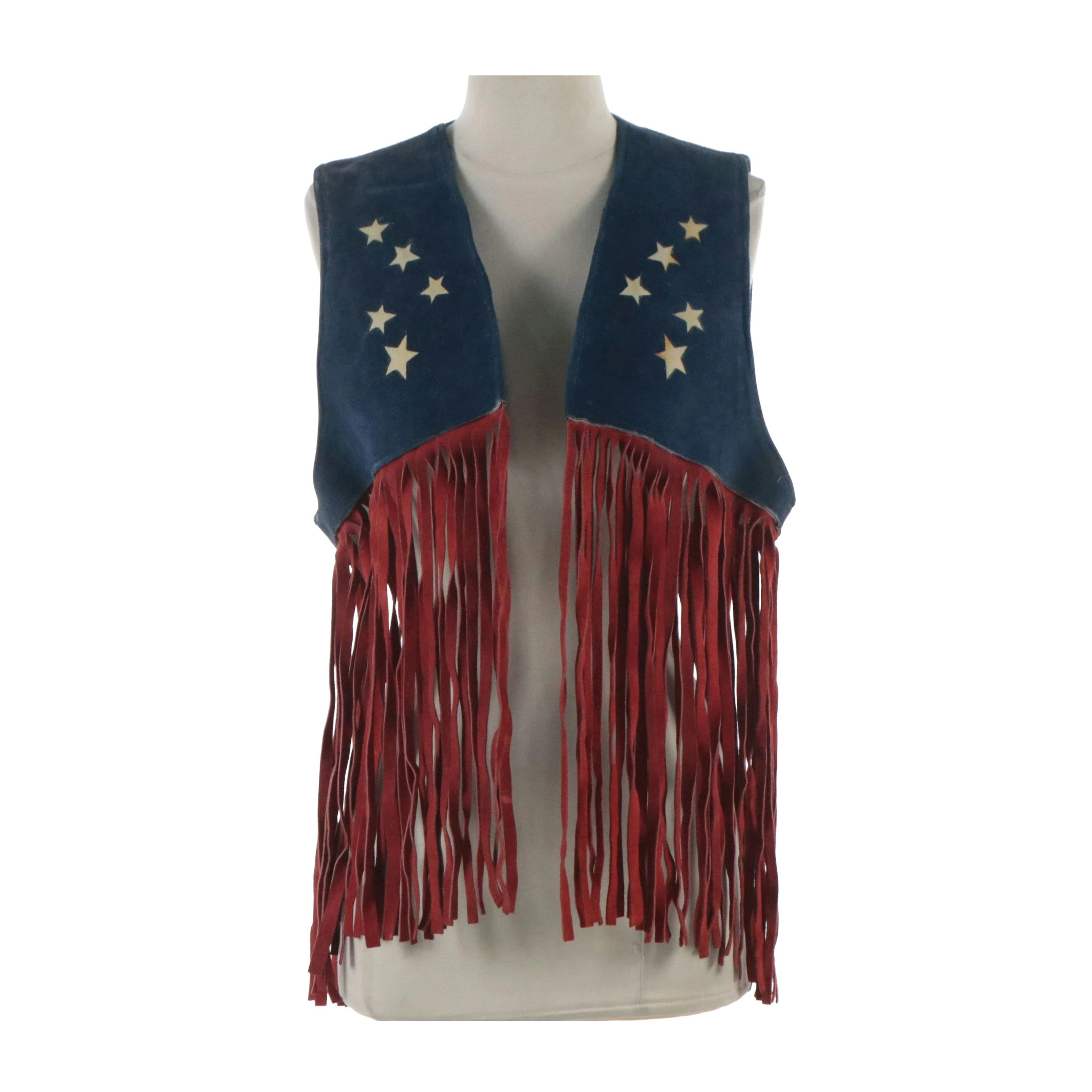 Great Northern Leather & Tea Co. Americana Inspired Fringe Vest in