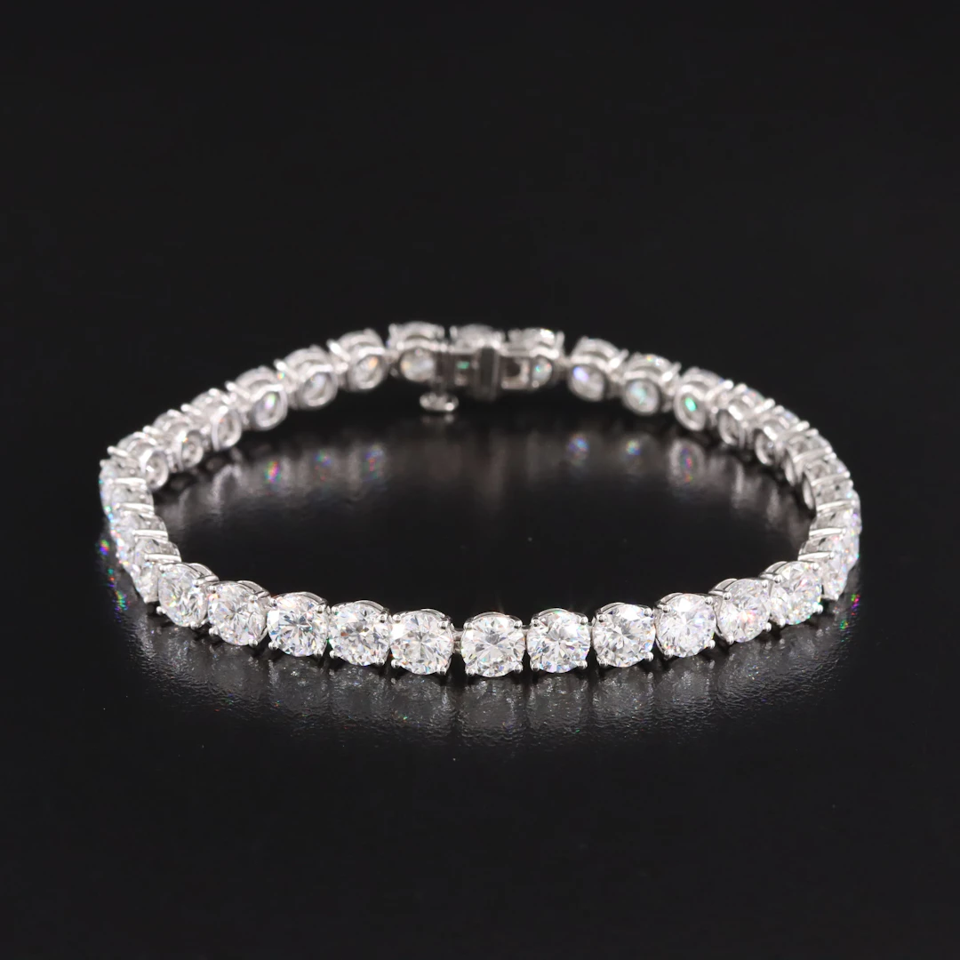14K 17.12 CTW Lab Grown Diamond Line Bracelet