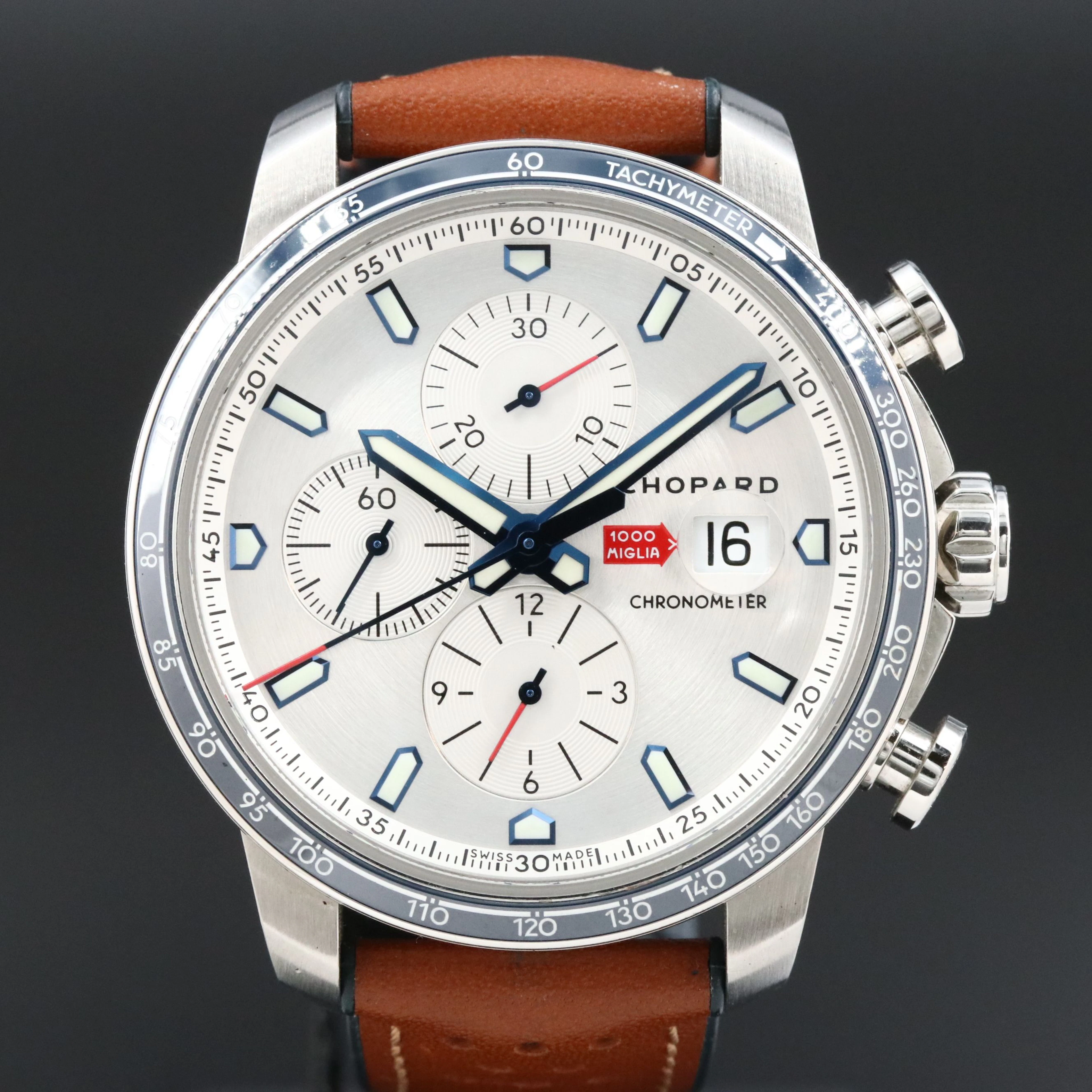 Chopard Mille Miglia GTS 44mm Steel Chronograph Watch 8571