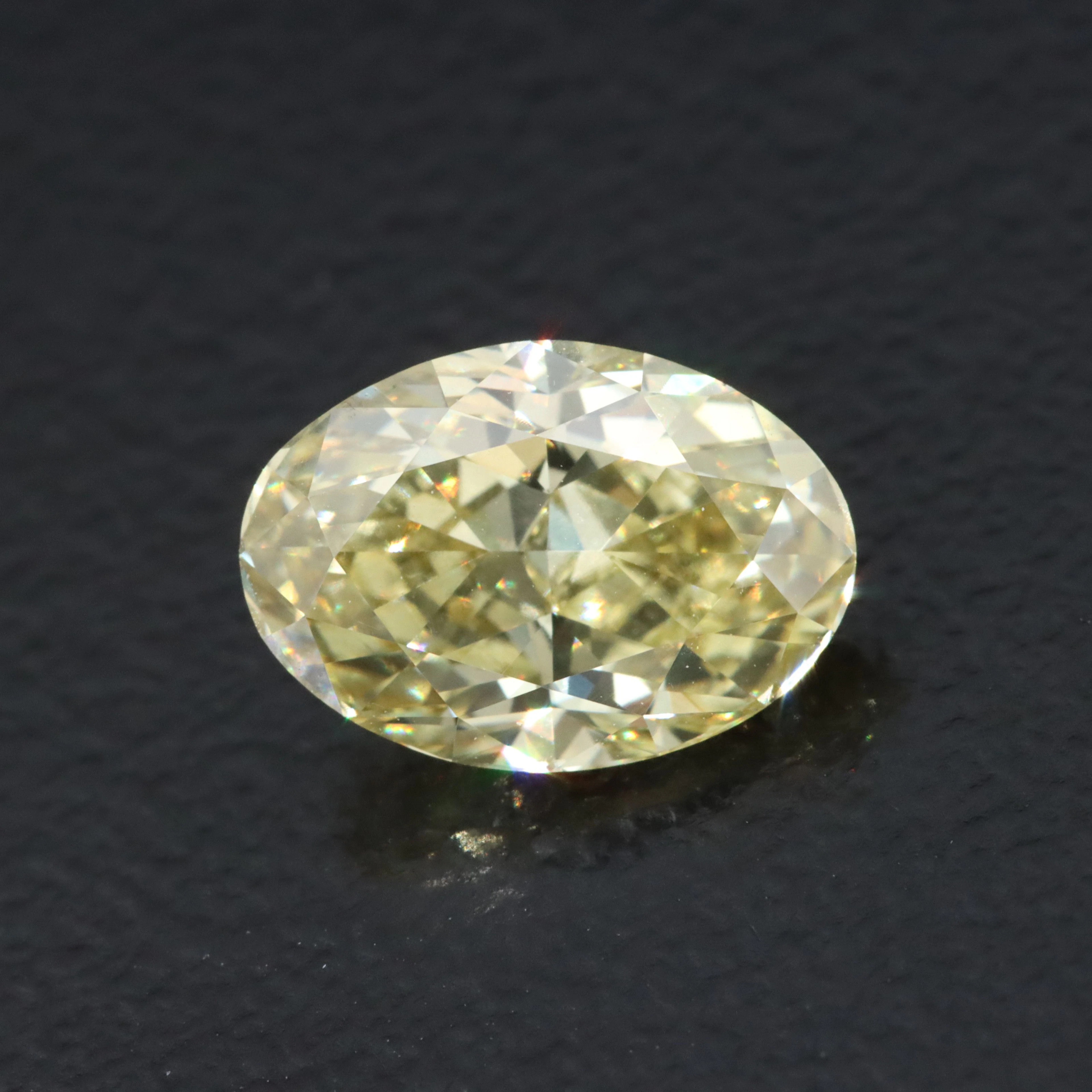 Loose 1.95 CT Fancy Yellow Lab Grown Diamond