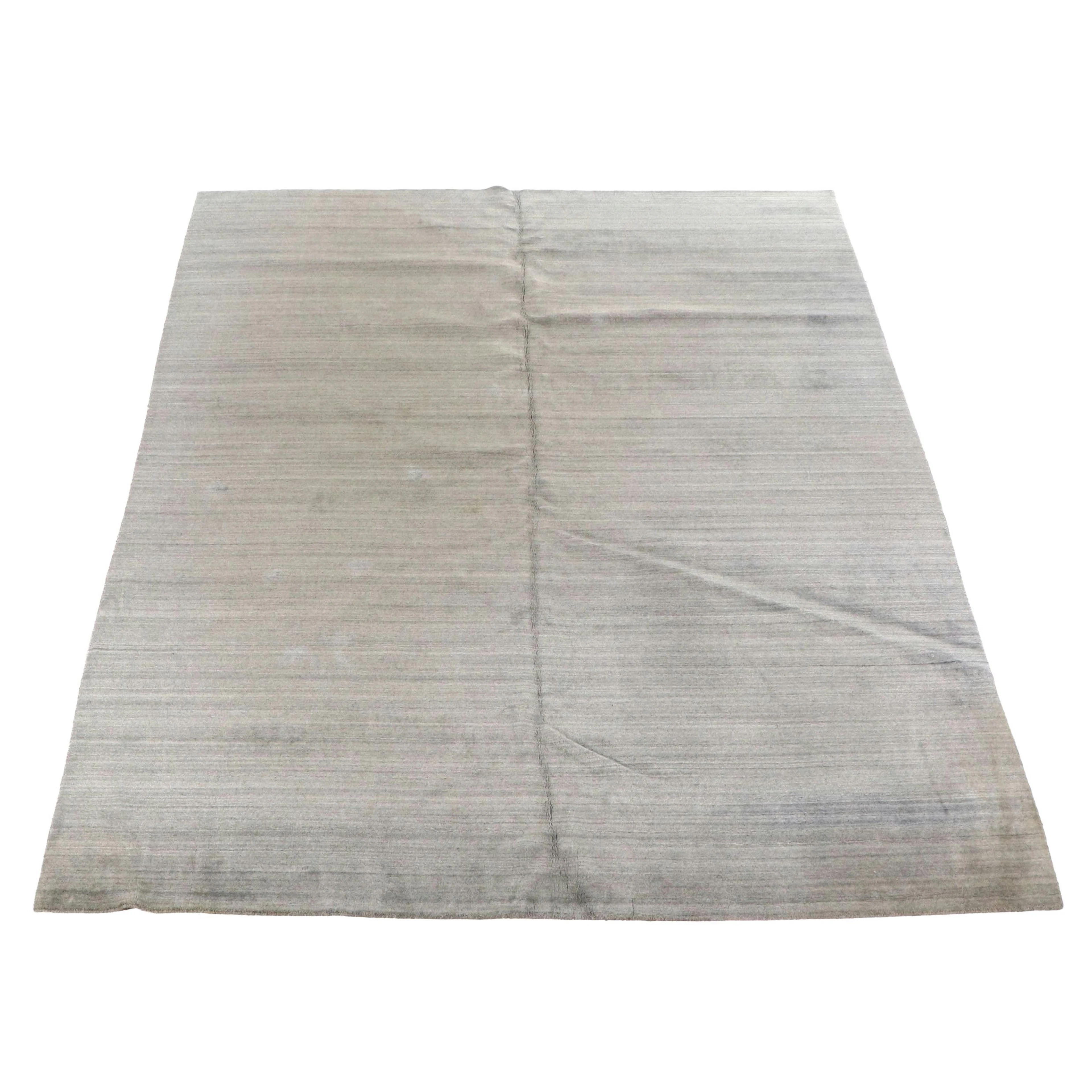 9'1 x 11'11 Hand-Knotted Indian Gabbeh Area Rug