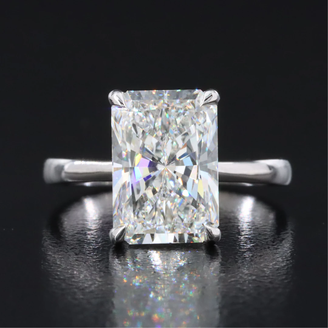 14K 4.36 CTW Lab Grown Diamond Ring with IGI Report