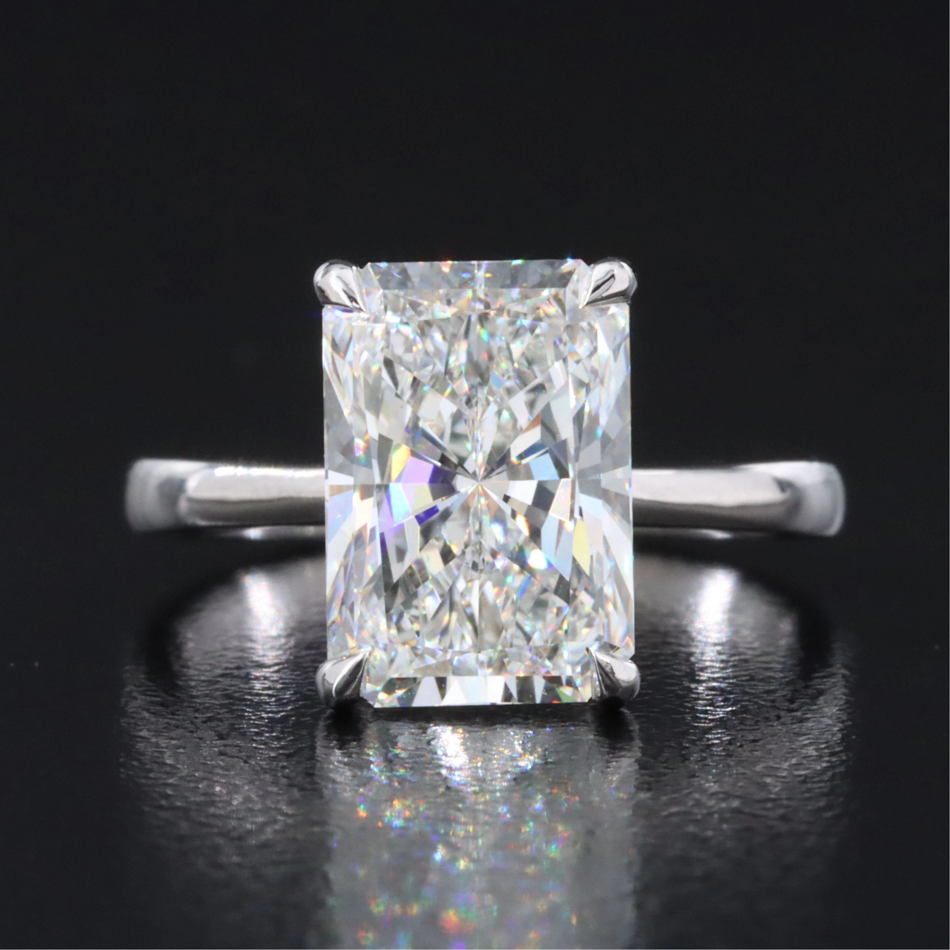 14K 4.36 CTW Lab Grown Diamond Ring with IGI Report