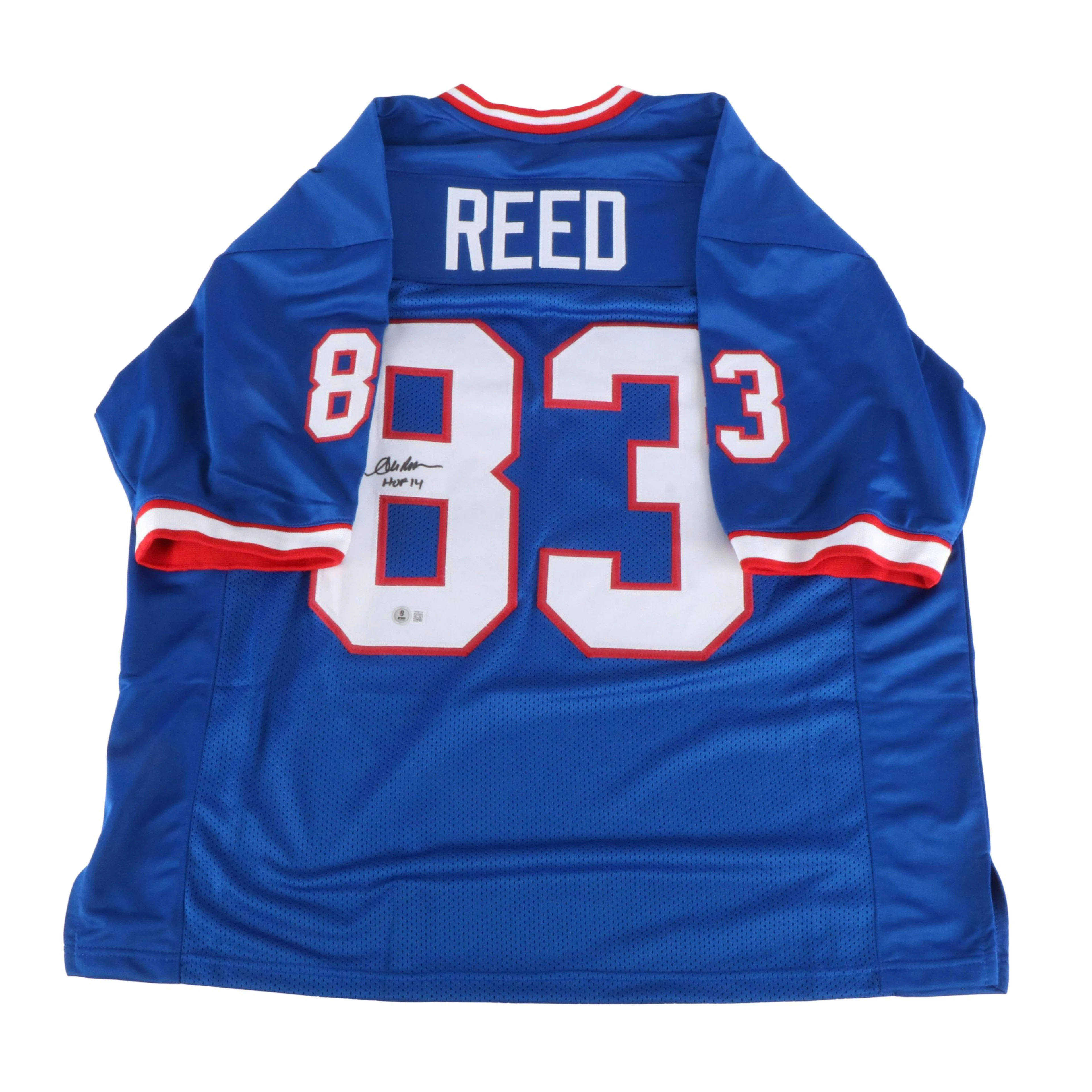 Andre Reed Signed “HOF 14” Buffalo Bills Football Jersey, Beckett