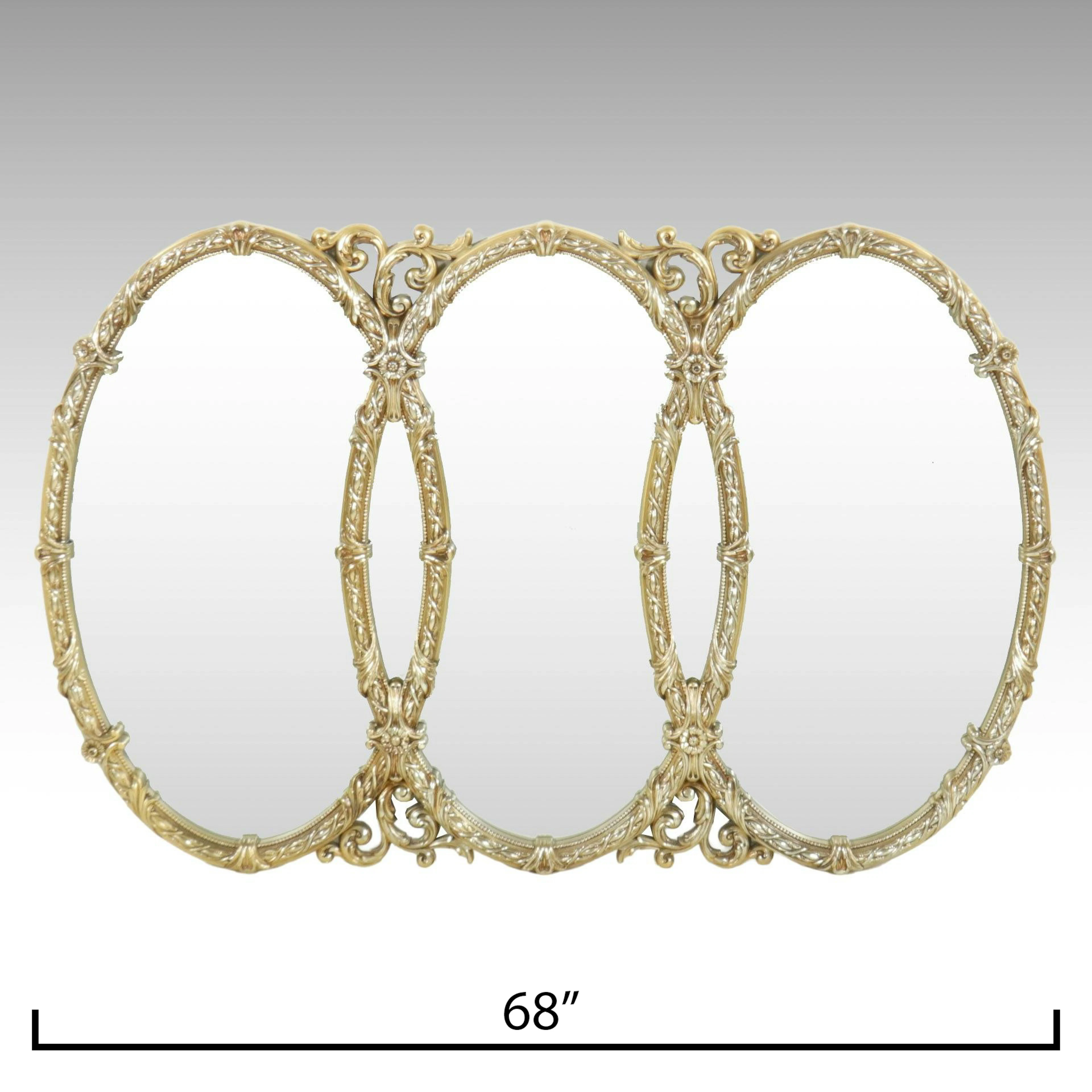 Louis XV Style Interlocking Rings Wall Mirror, Late 20th to 21st Century
