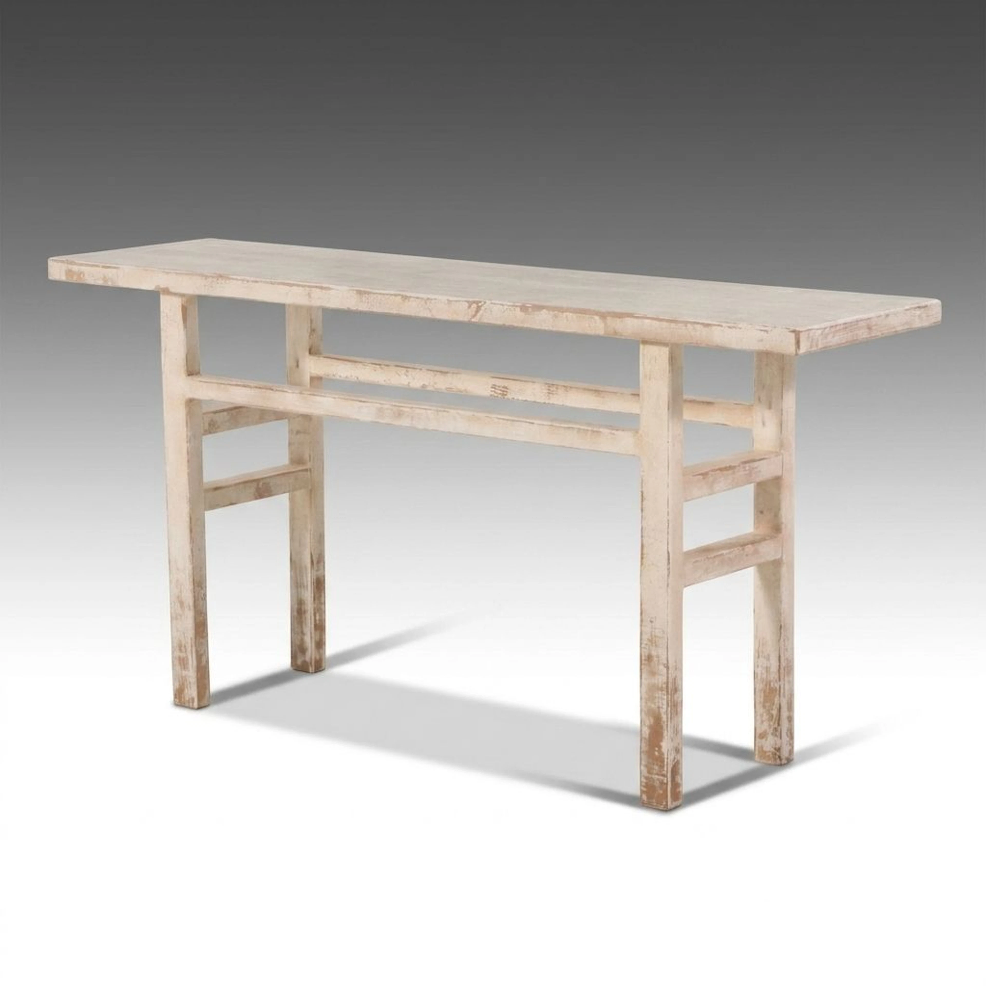 Blue Ocean Traders Contemporary Asian Style Painted Wooden Console Table