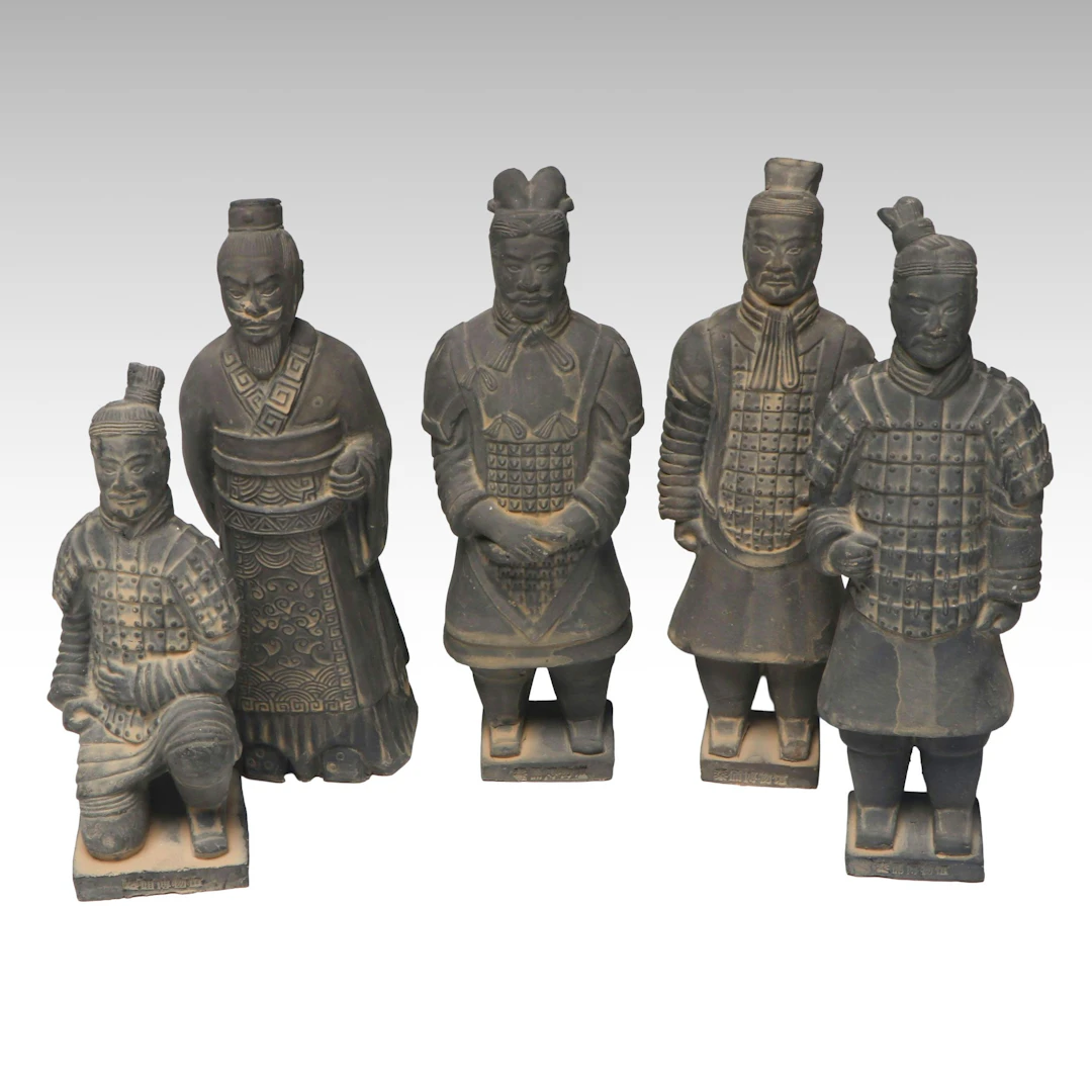 Chinese Style Ceramic Terracotta Warrior Figurines